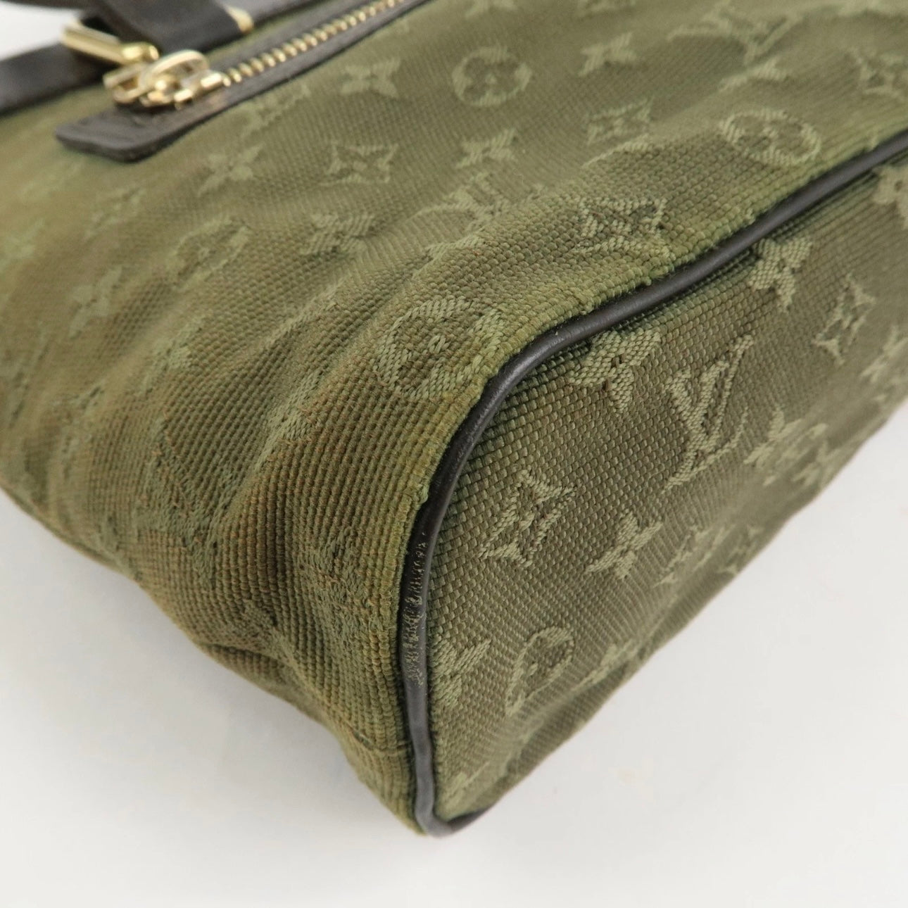 Louis Vuitton Monogram Mini Lucille PM Hand Bag Khaki