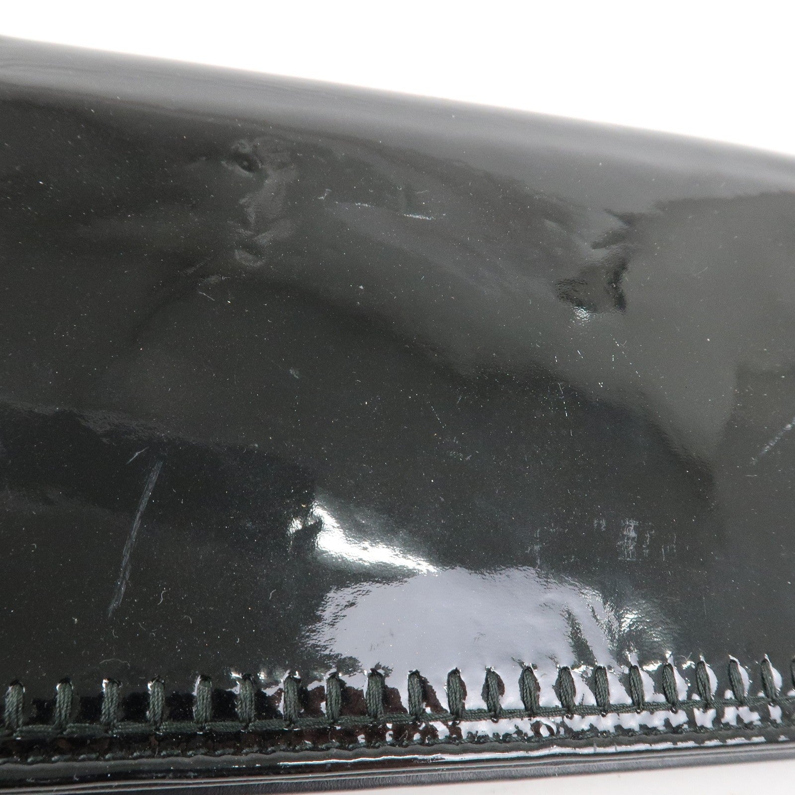 Chanel Coco Mark Wallet Shoulder Bag - Black, Patent Leather