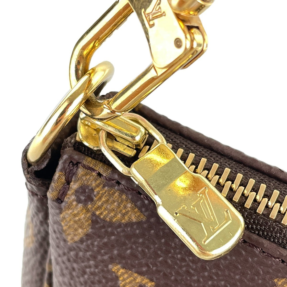 Louis Vuitton Pochette Accessoires Handbag - Brown, Coated Canvas