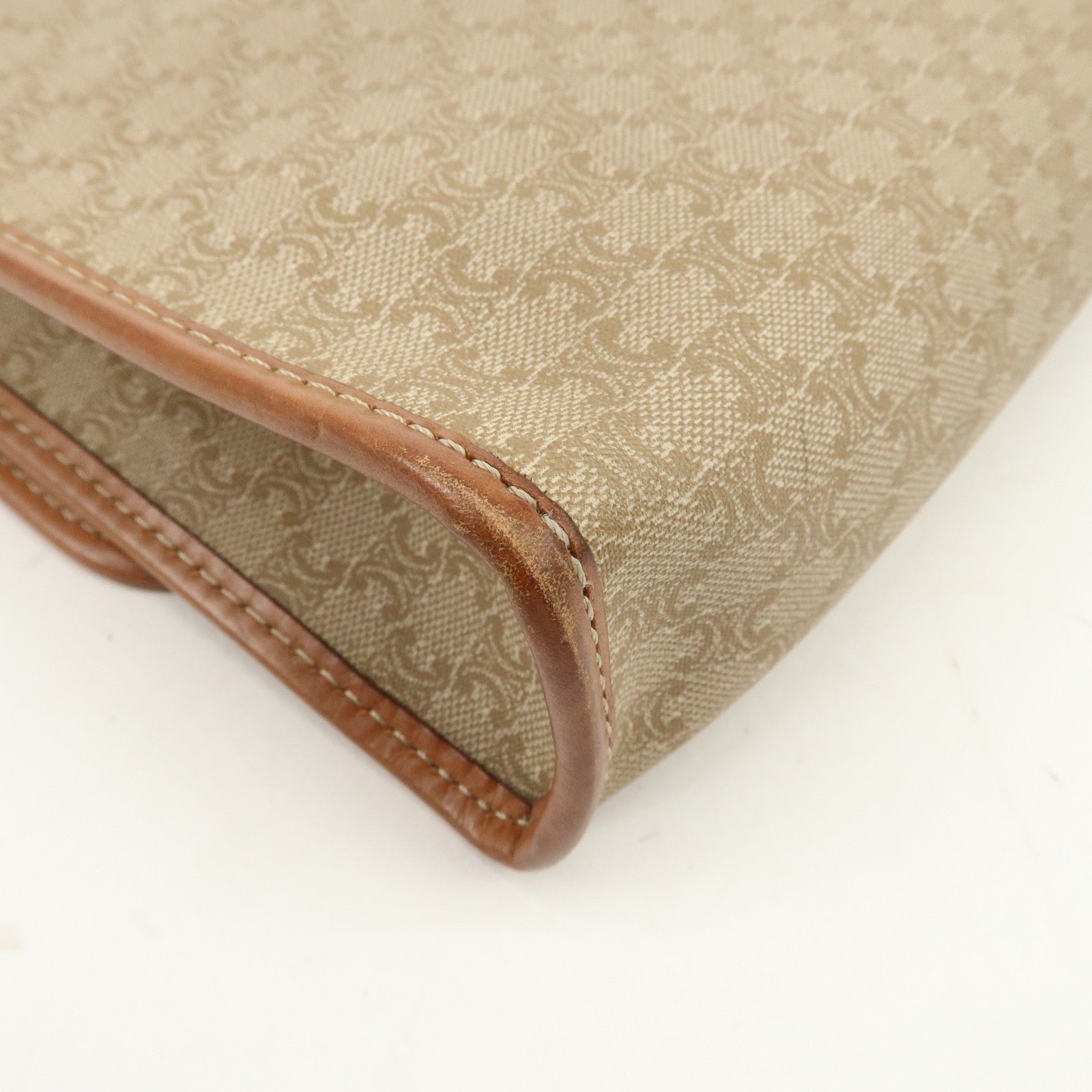 Celine Macadam 2Way Shoulder Bag - Beige, Leather