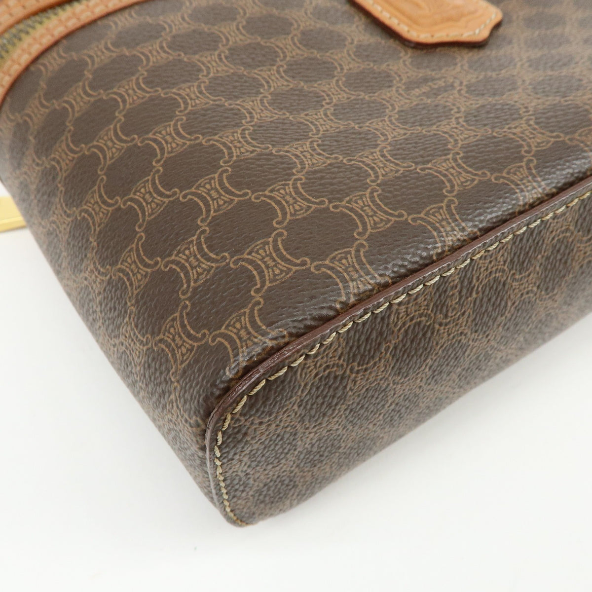 Celine Hand Bag - Brown, PVC Leather