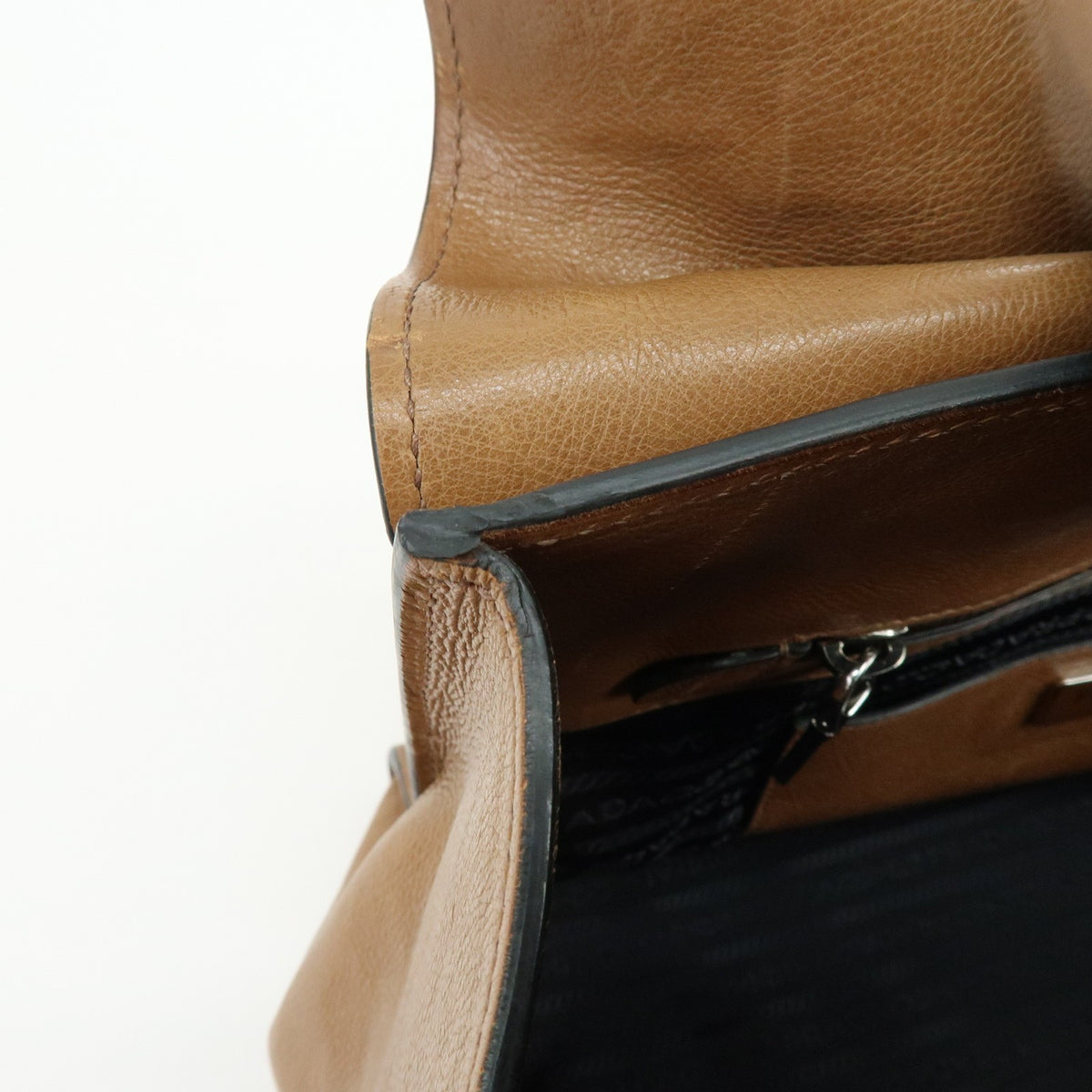 Prada 2Way Bag - Brown, Leather