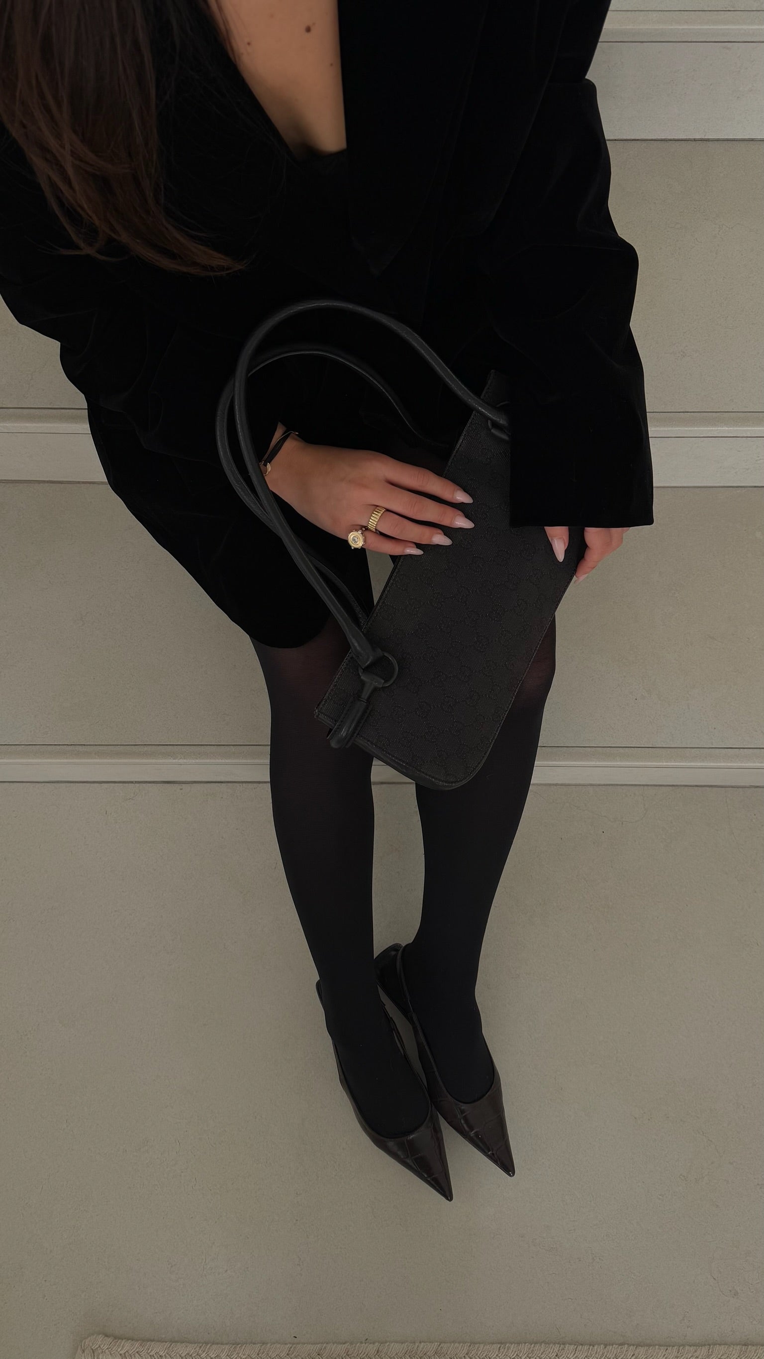 Gucci GG Denim Shoulder bag