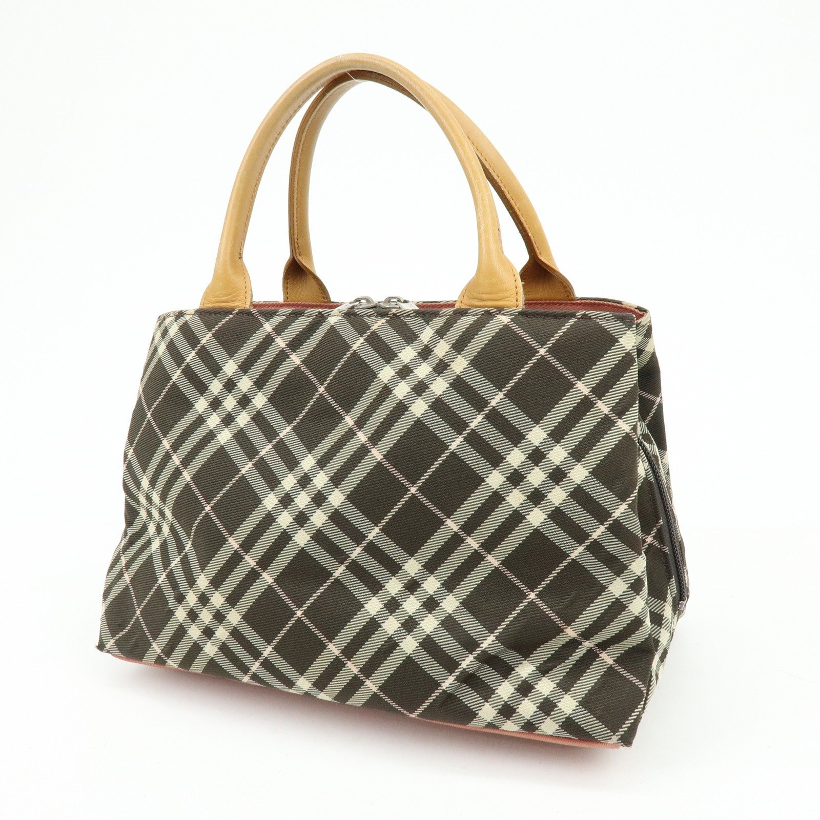 Burberry Blue Label Tote Bag - Brown, Nylon and Leather