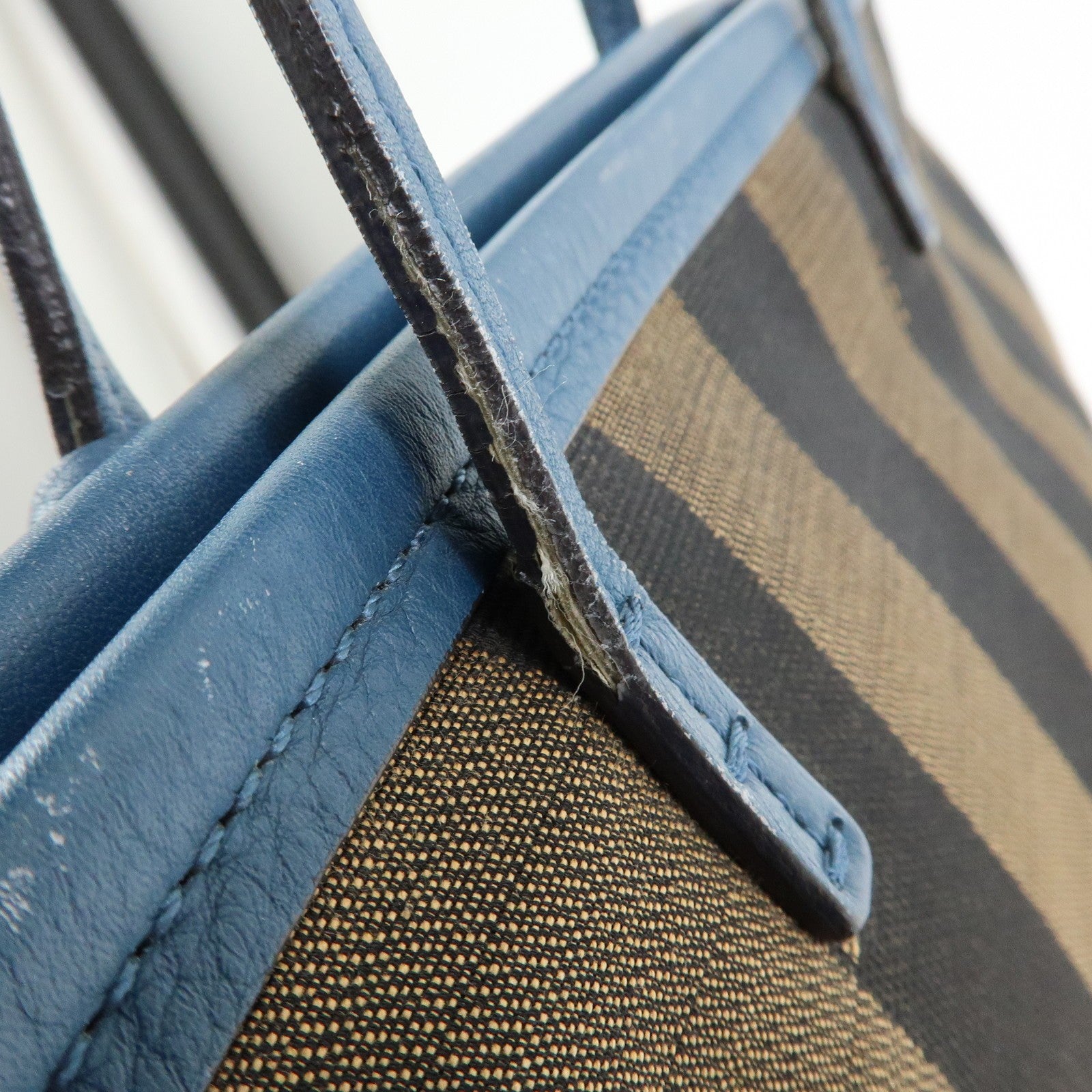 Fendi Tote Bag - Brown, Canvas Leather