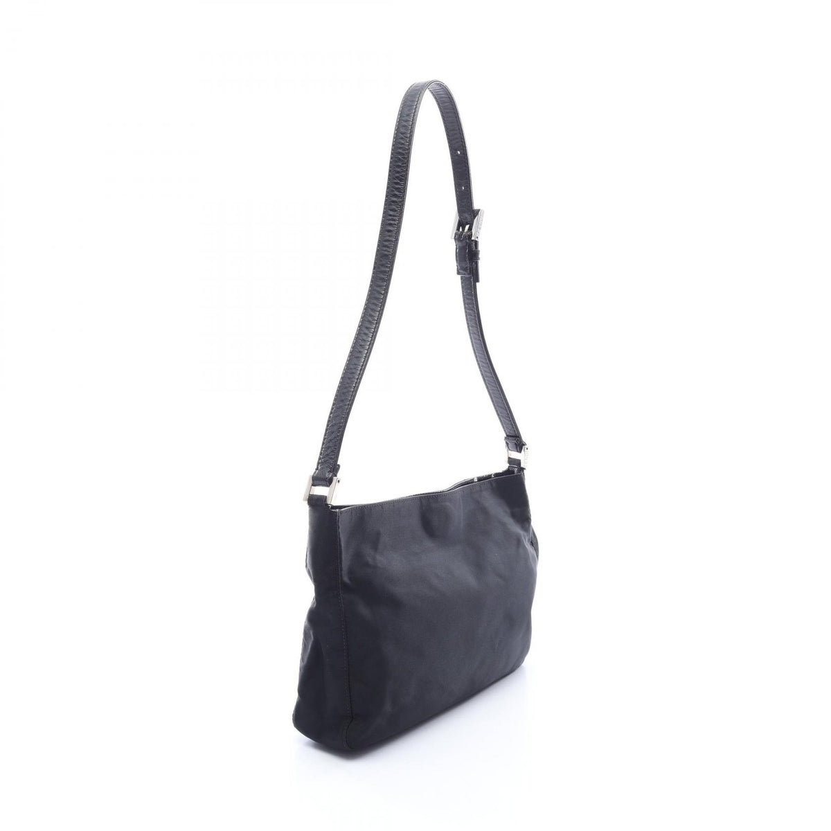 Fendi FF Fittings Shoulder Bag - Black, Nylon Leather