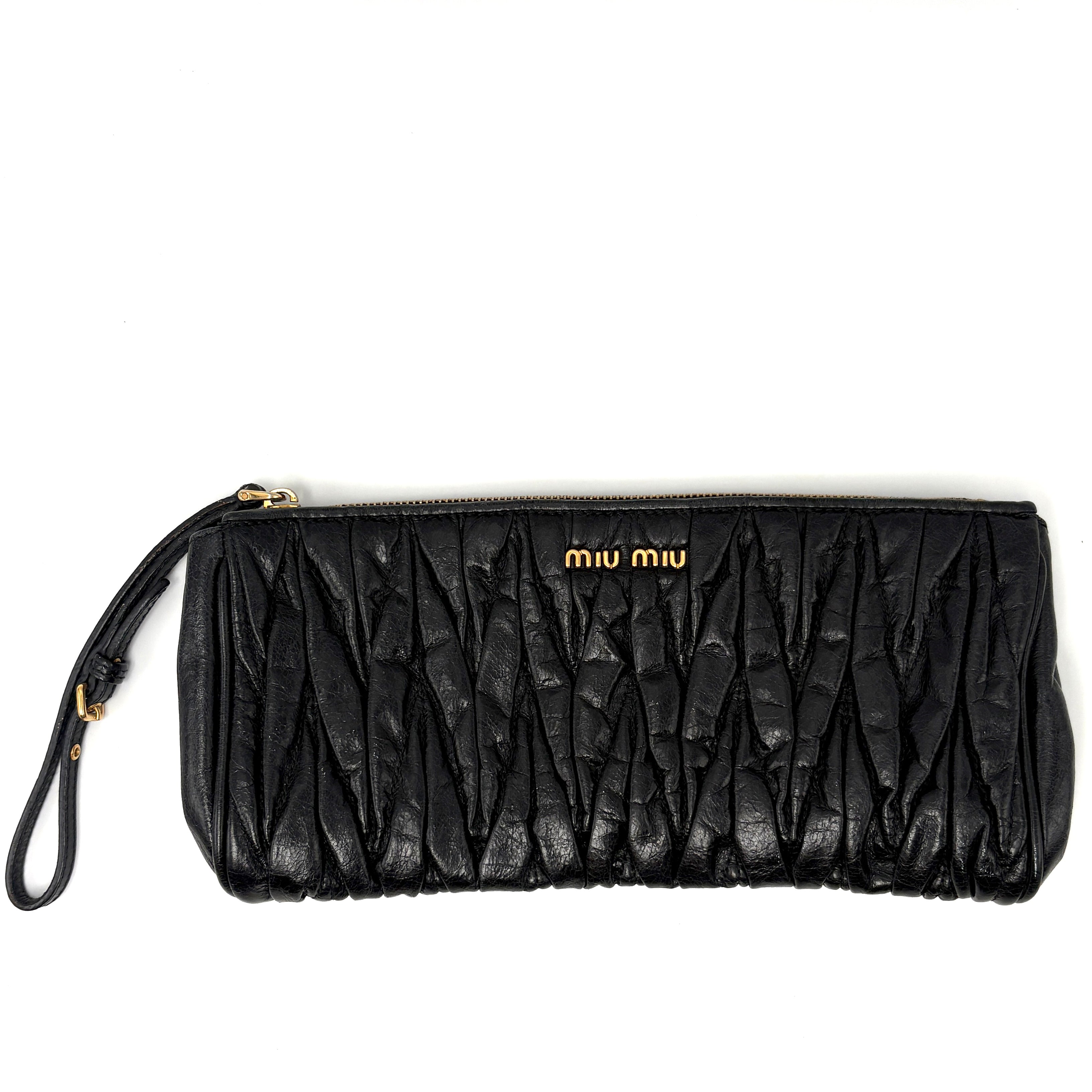 MIU MIU black clutch
