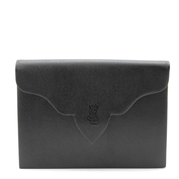 Saint Laurent Yves Saint Laurent Clutch Bag - Black, Leather