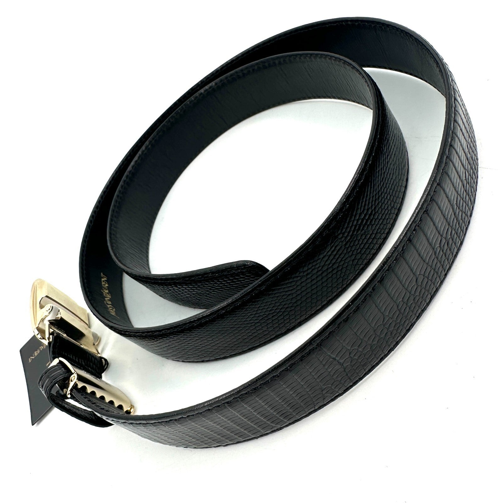 Saint Laurent YSL Belt - Black, Leather