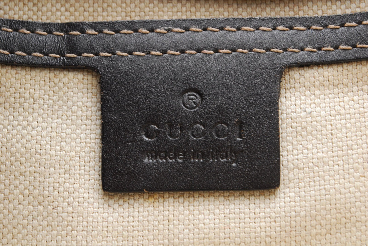 Gucci GG Supreme Tote Bag - Brown, PVC Leather