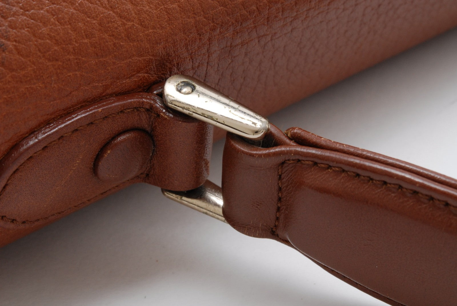 Burberry Burberrys Hand Bag - Brown, Leather