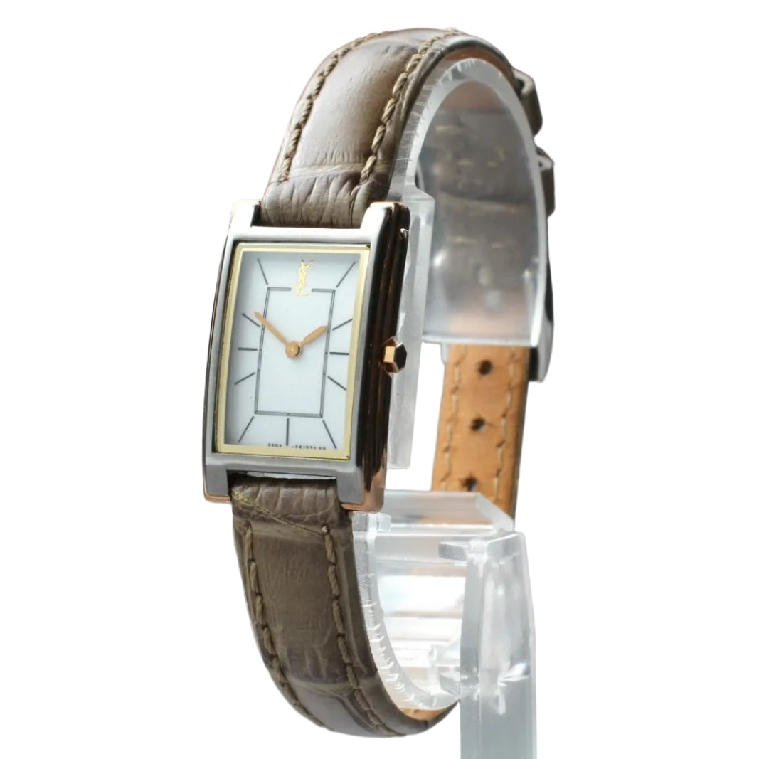 Yves Saint Laurent 2202-229053 Women's Watch - Brown, Leather