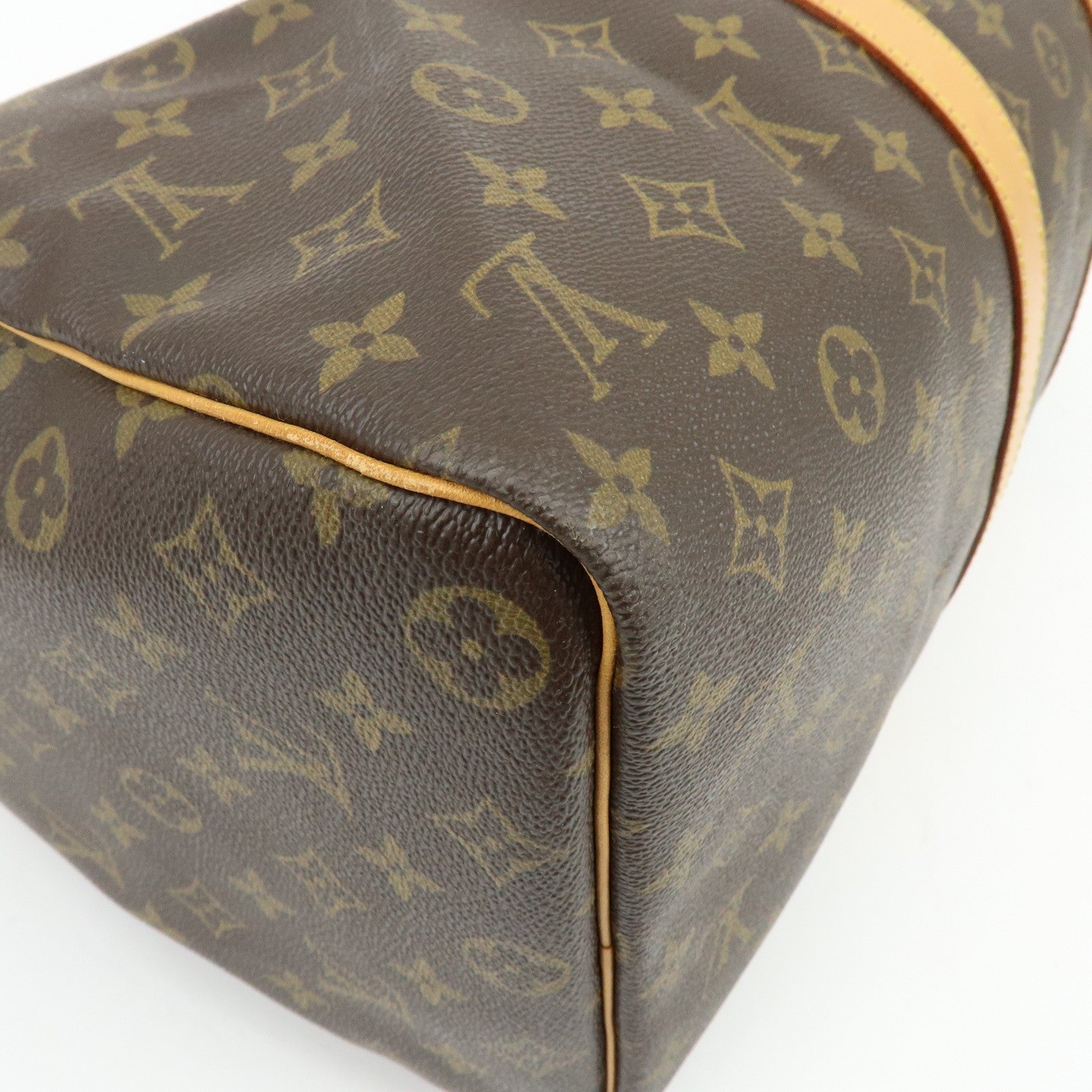 Louis Vuitton Monogram Keep All 45 Boston Bag - Brown, Monogram Canvas