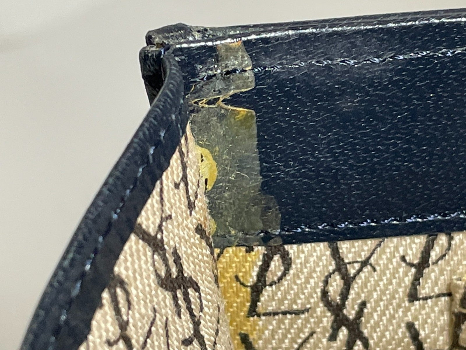 Saint Laurent Yves Clutch Bag - Navy, Leather