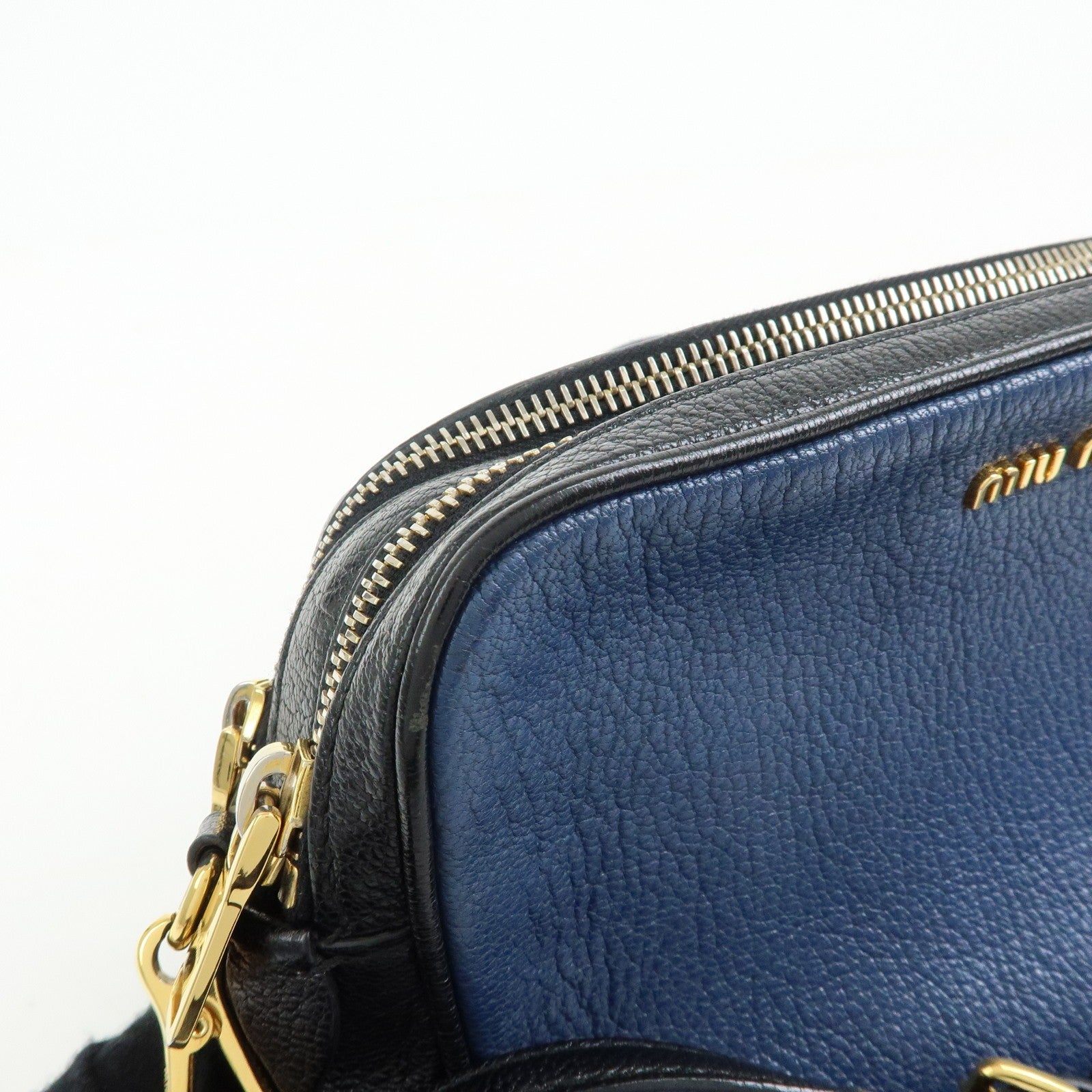Miu Miu Shoulder Bag - Blue, Leather