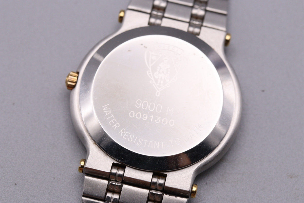 Gucci 9000M Wristwatch - Gold, Silver, Stainless Steel