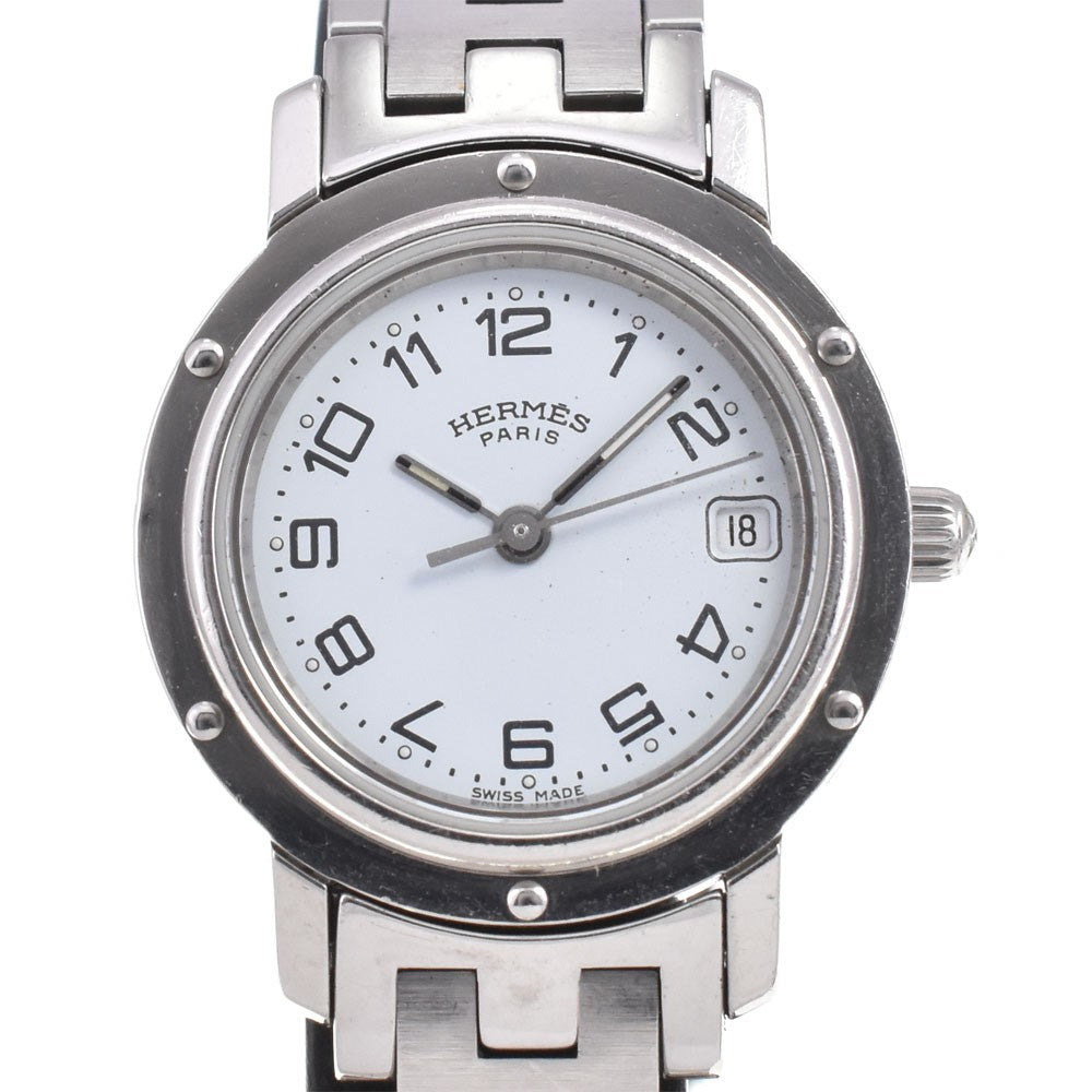 Hermès Clipper CL4.210 Watch - White, Stainless Steel