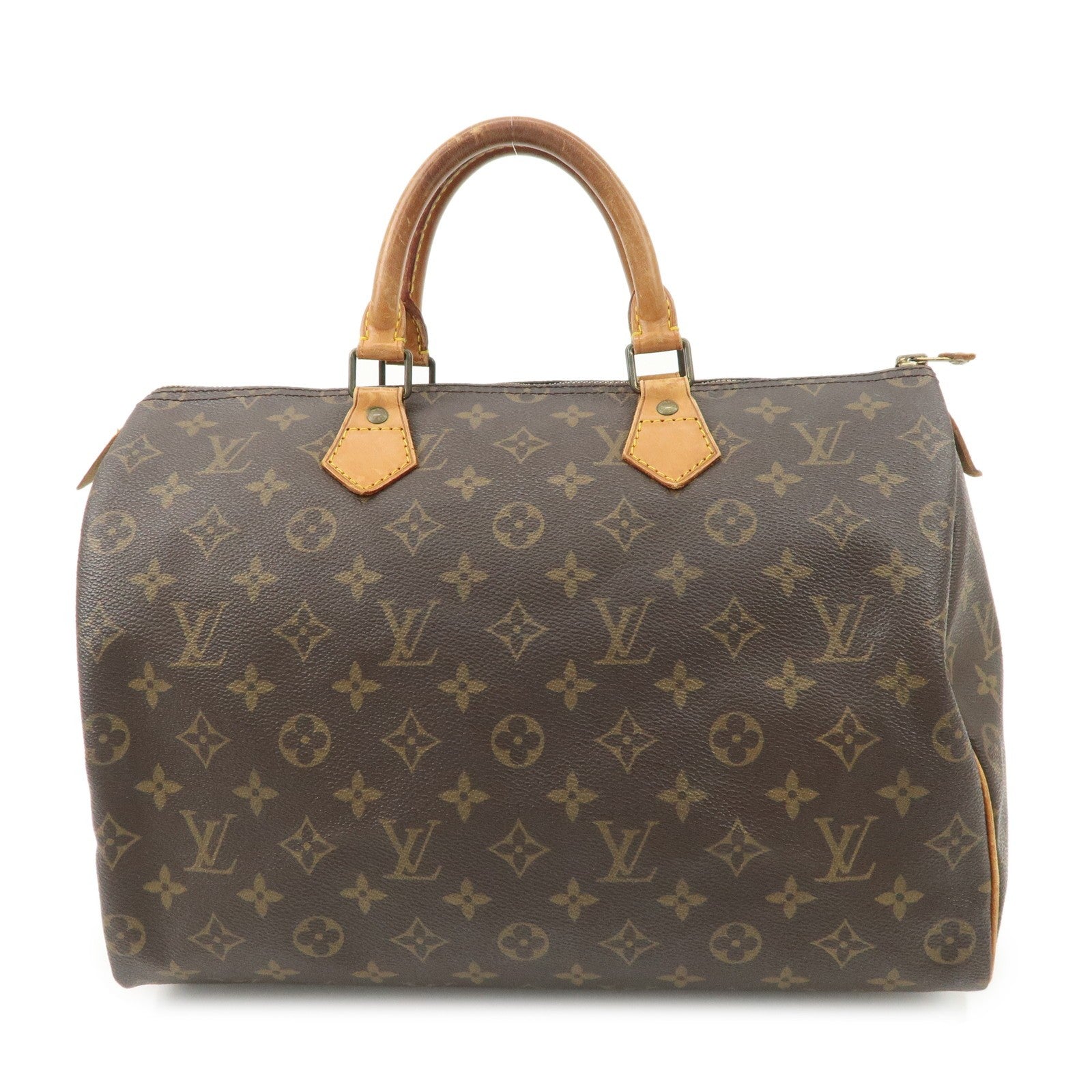 Louis Vuitton Speedy 35 Hand Bag - Monogram, Monogram Canvas
