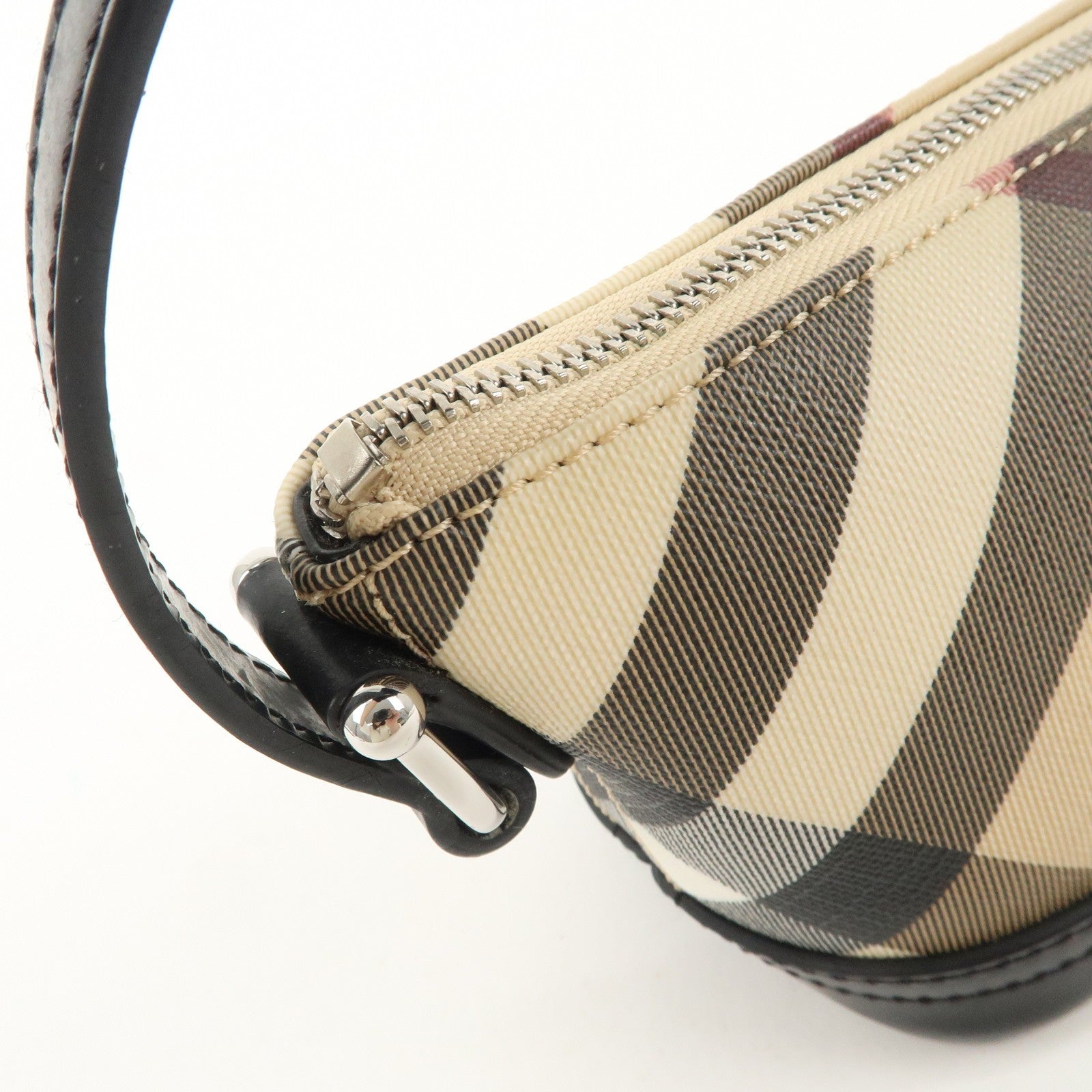 Burberry Boat Bag Handbag - Black, PVC