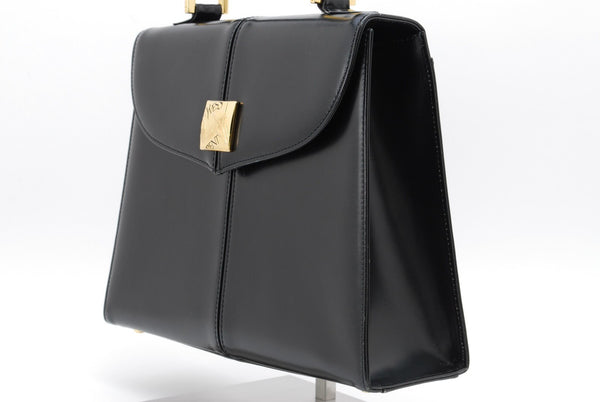 Saint Laurent Shoulder 2Way Hand Tote Bag - Black, Leather 