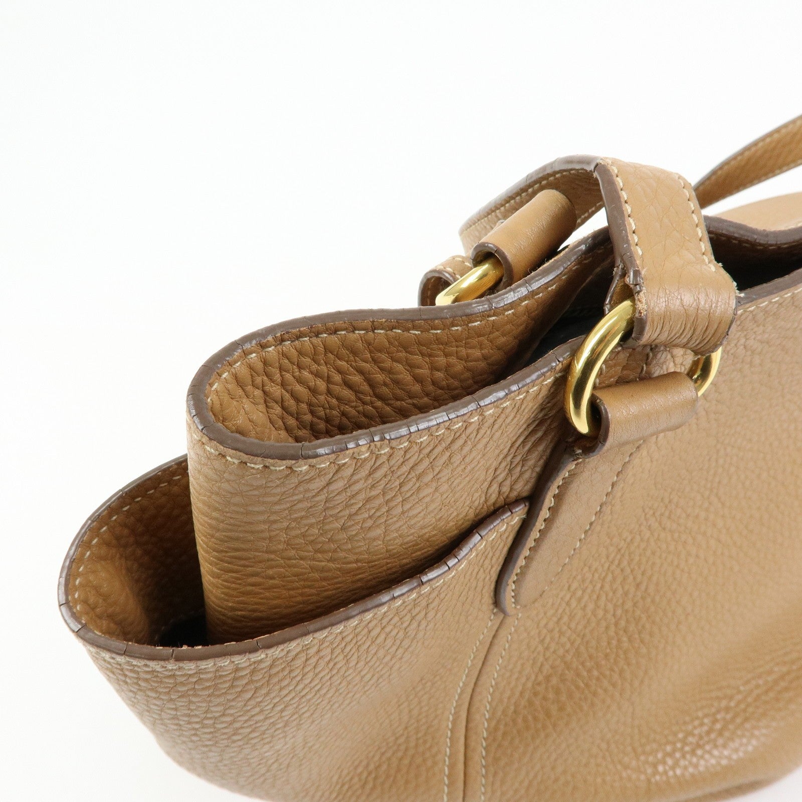 Prada Vitello Daino Tote Bag - Brown, Leather