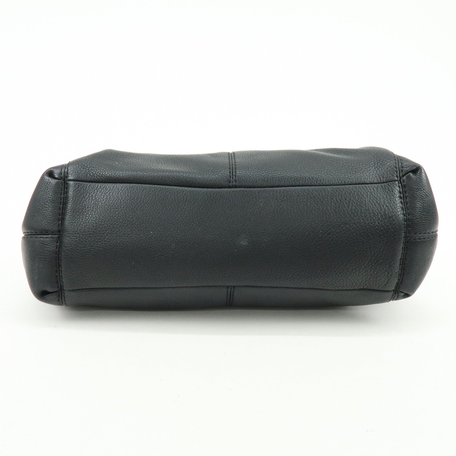 Coach Logo Shoulder Bag - Black, Leather