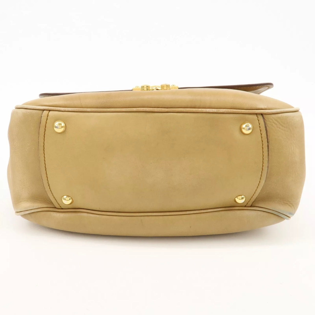 Miu Miu 2Way Shoulder Bag - Beige, Leather