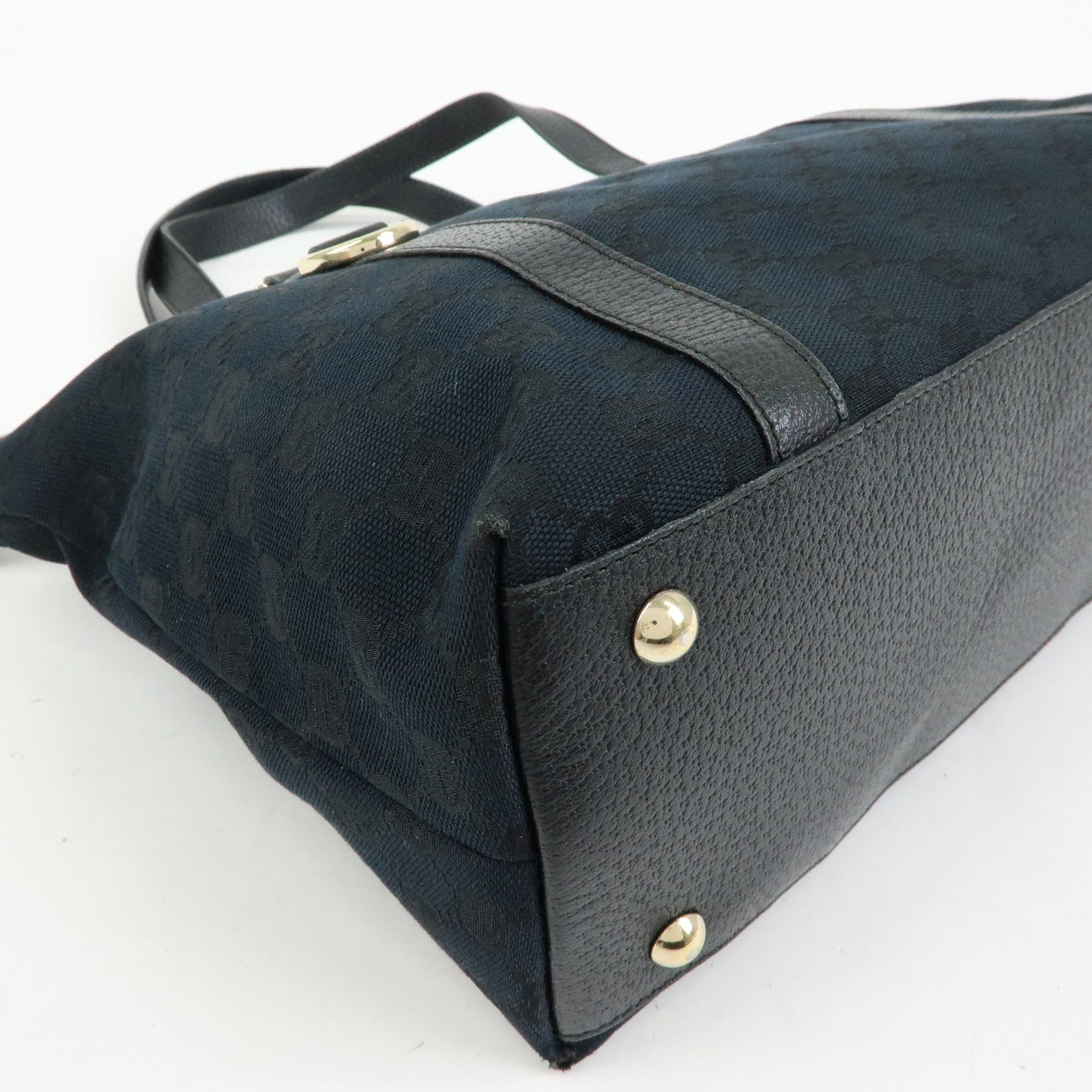 Gucci Abbey Tote Bag - Black, GG Canvas