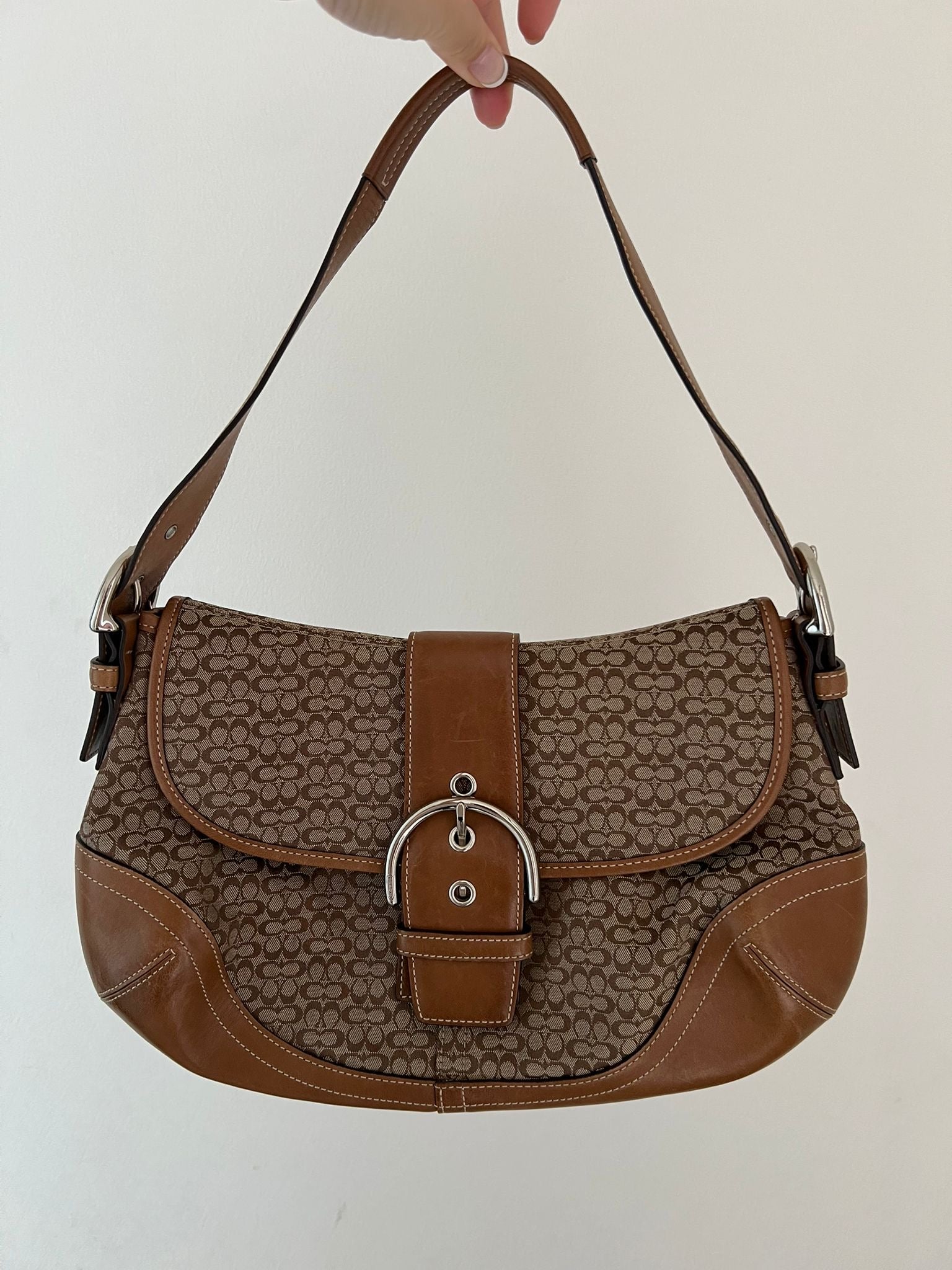 Coach Signature Brown Bag