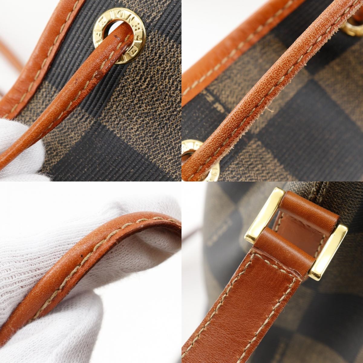 Fendi Shoulder Bag - Brown, PVC/Leather