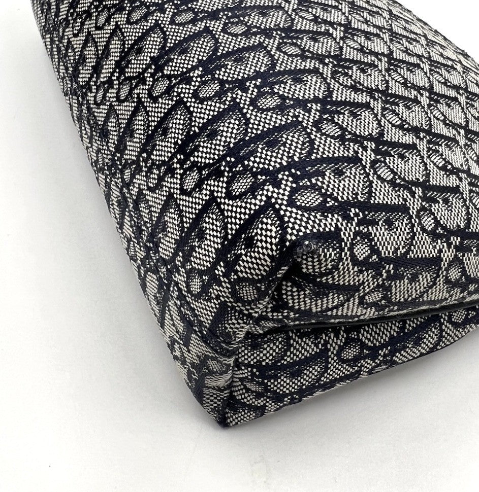 Christian Dior Trotter Mini Pouch Clutch Bag - Navy, Canvas