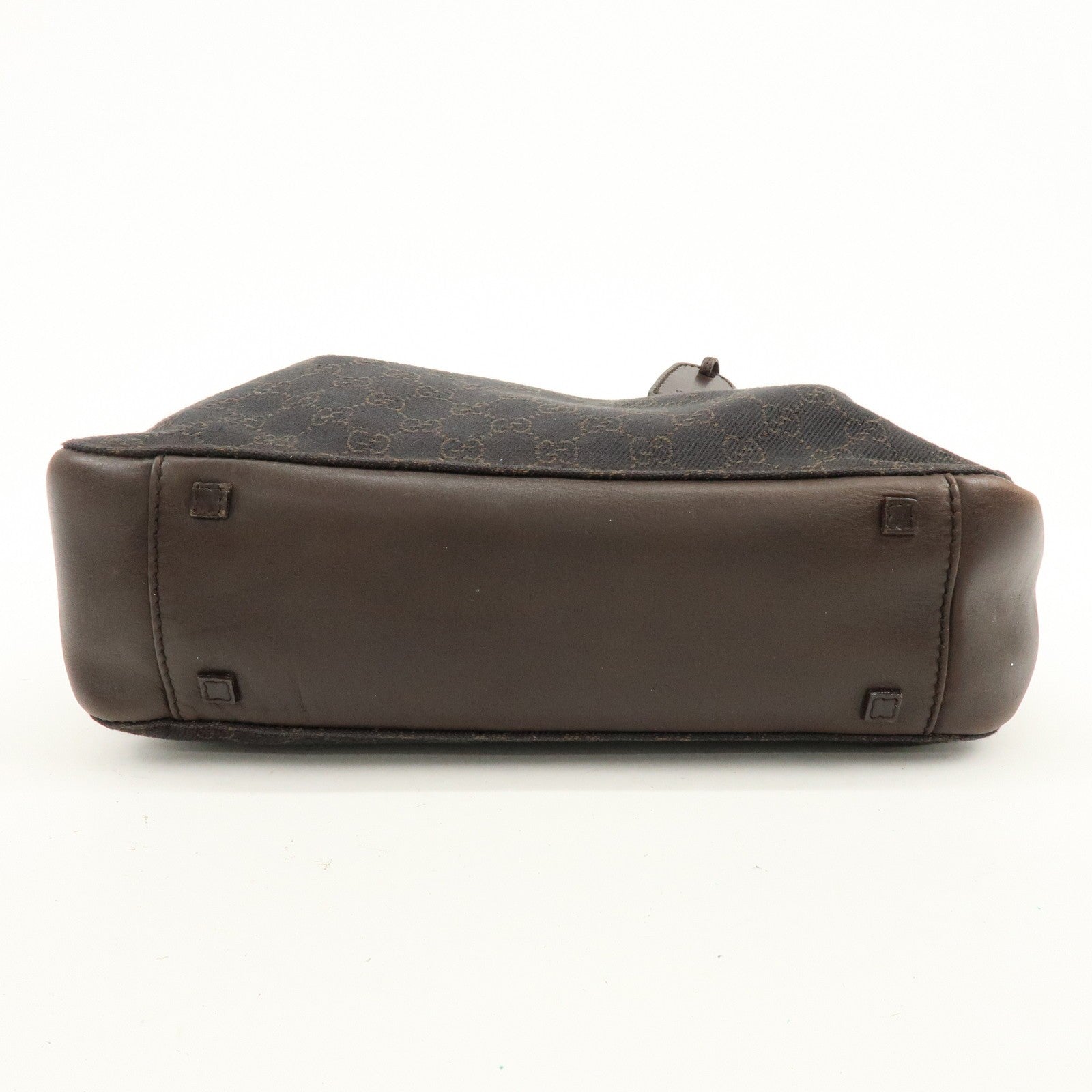 Gucci Shoulder Tote Bag - Brown, GG Canvas and Leather 