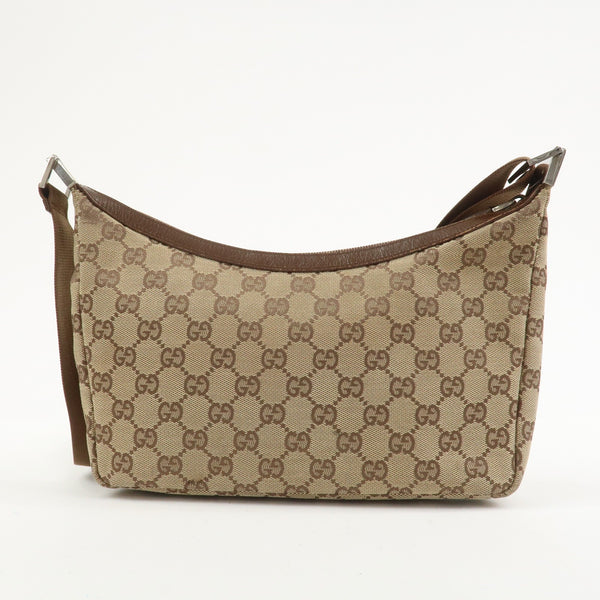 Gucci Crossbody Bag - Brown, GG Canvas, Leather