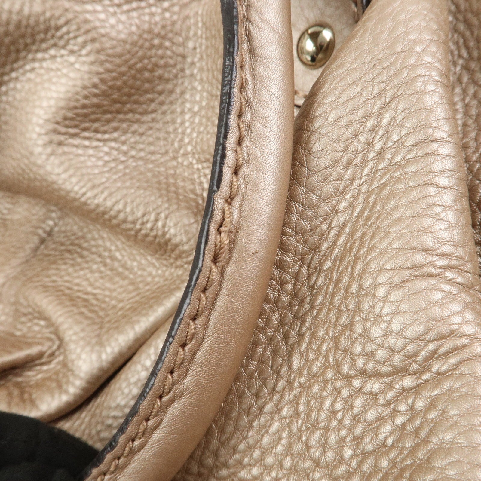 GUCCI Sukey Interlocking G Leather 2Way Bag Shoulder Bag