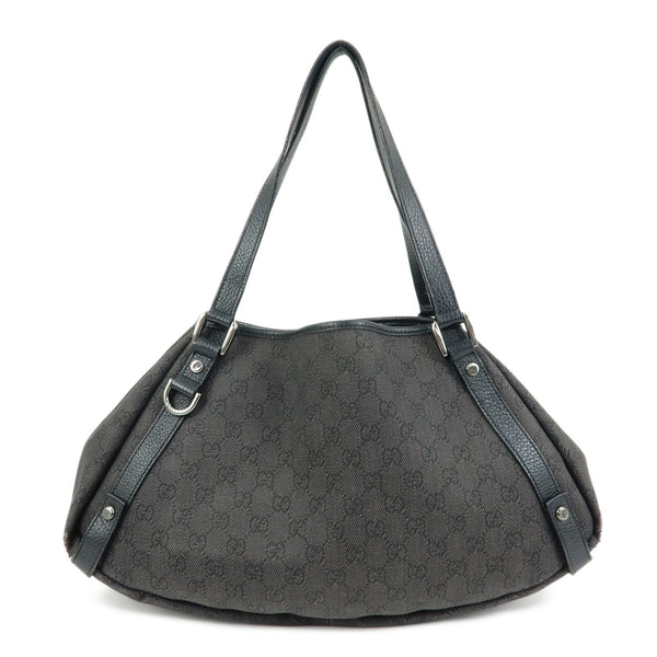 Gucci Abbey GG Monogram Tote Bag - Black, Denim