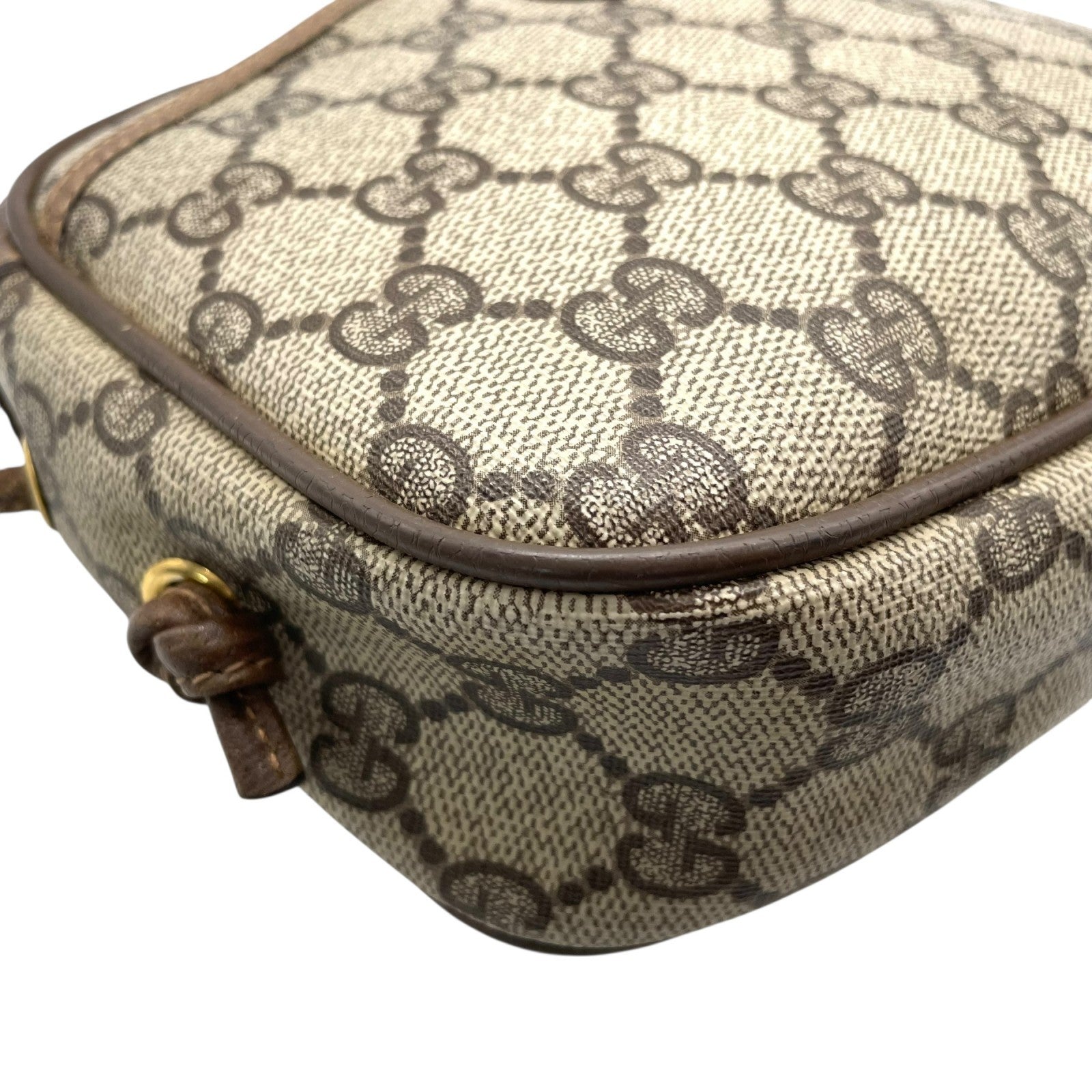 Gucci GG Supreme Shoulder Bag - Brown, PVC Leather