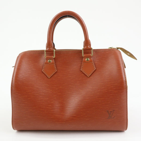 Louis Vuitton Epi Speedy 25 Hand Boston Bag - Kenya Brown, Epi Leather
