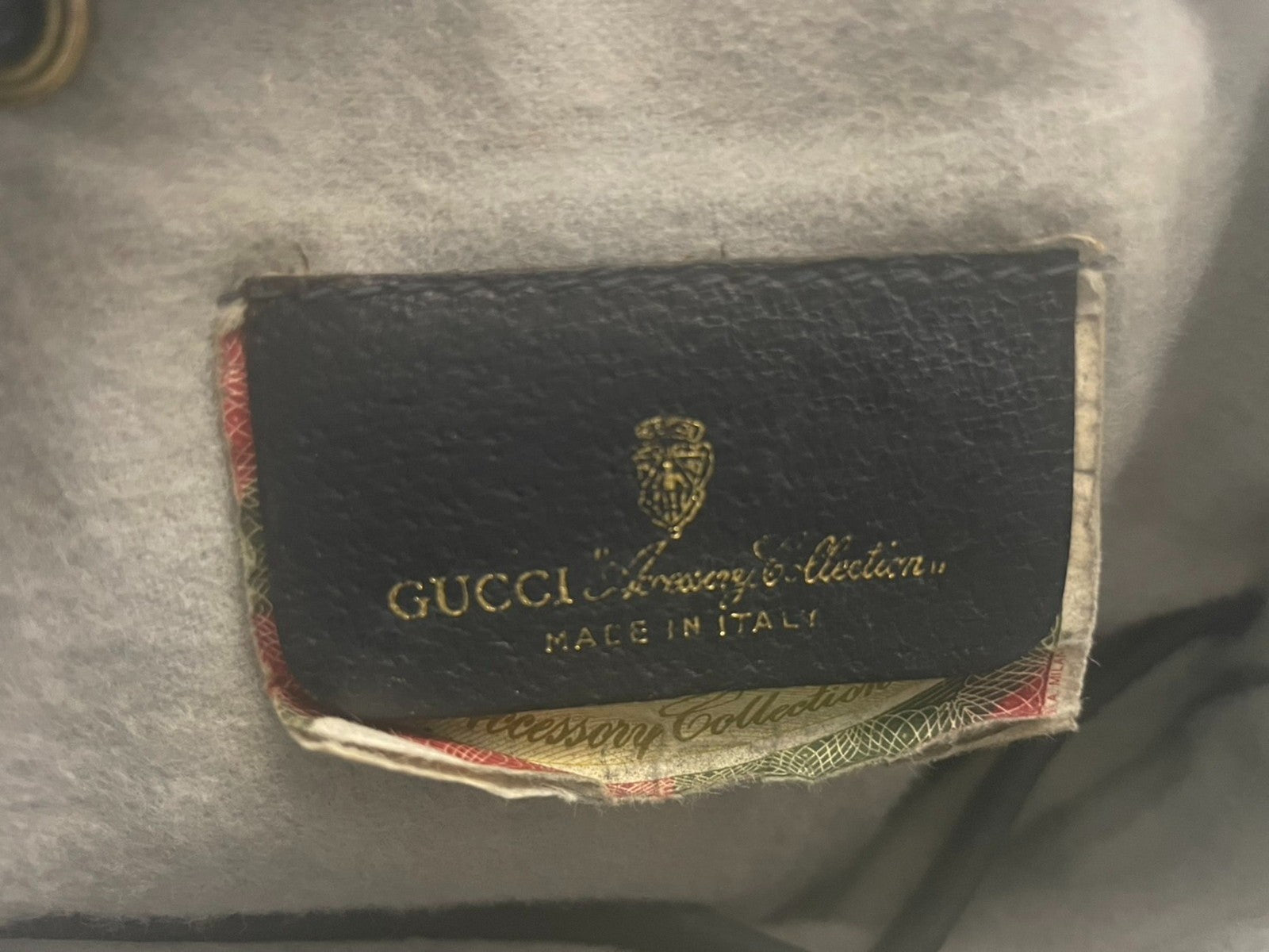 Gucci Sherry Line GG Shoulder Bag - Navy, Leather