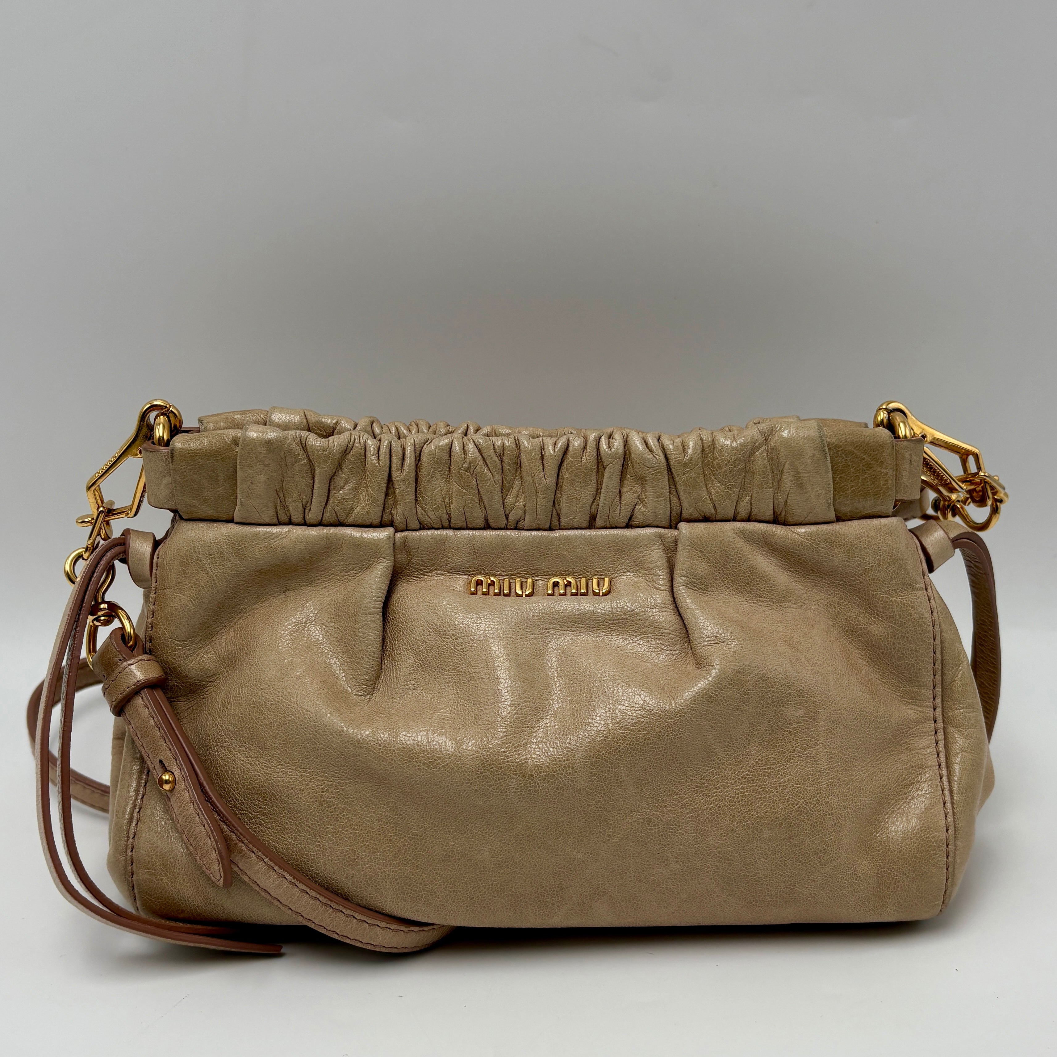 MIU MIU Leather Crossbody Bag