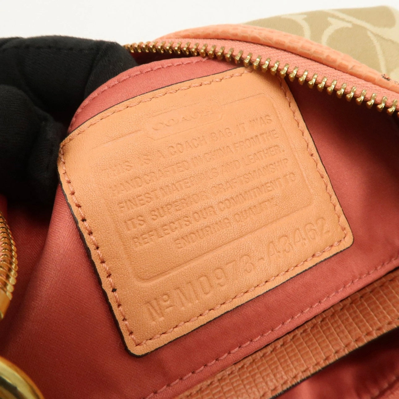 Coach Signature Pink Bag