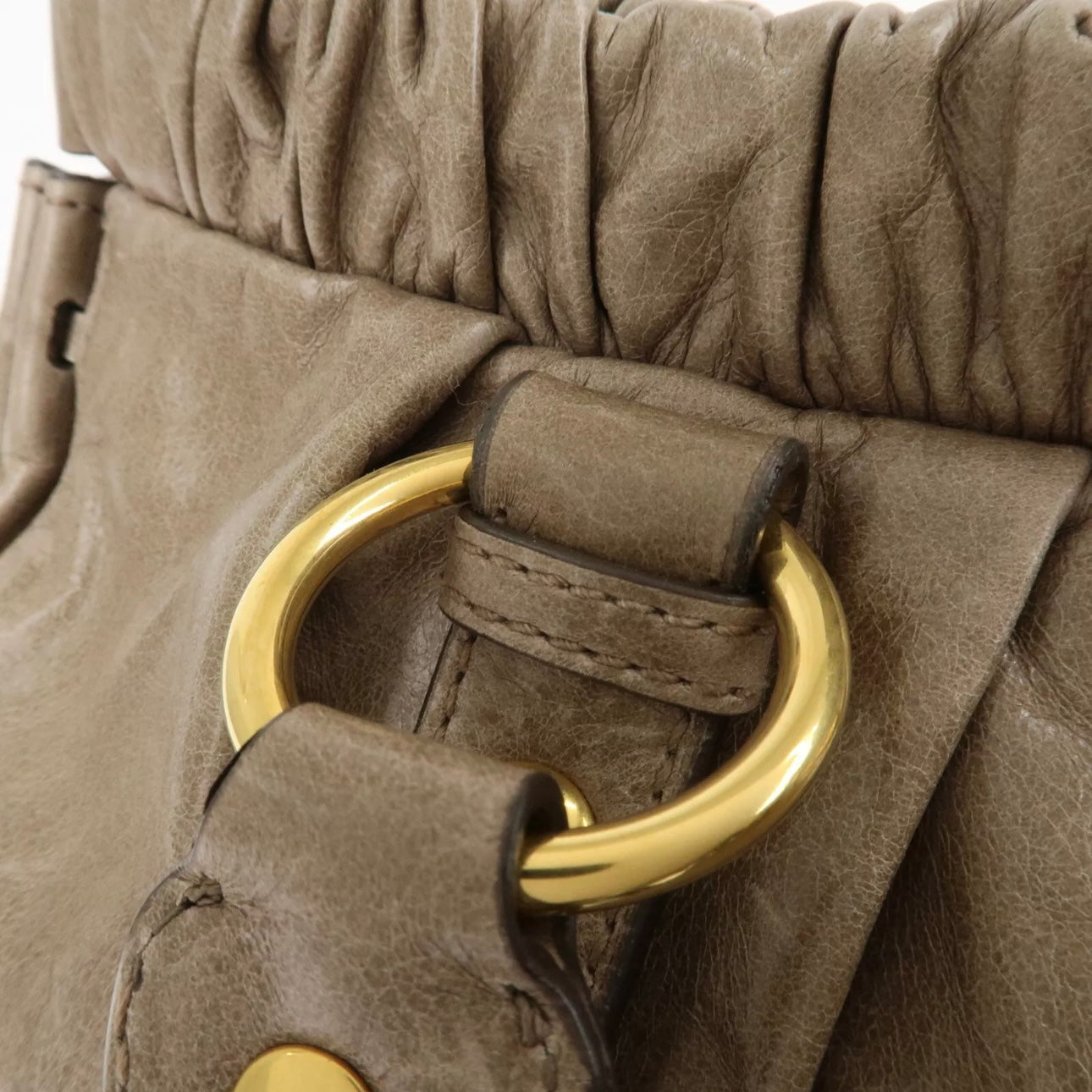 MIU MIU Leather Hand & Shoulder Bag