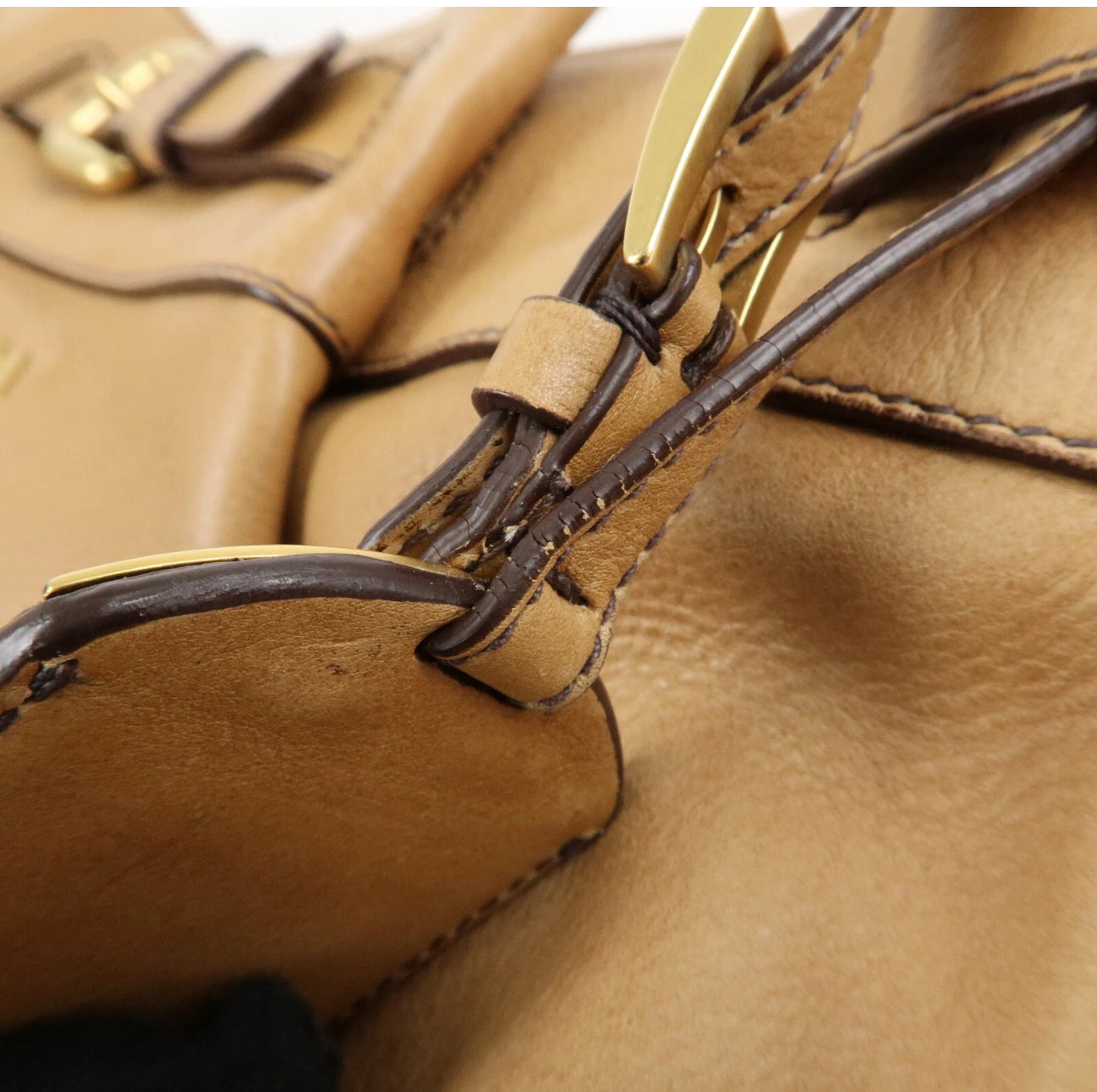 Prada Leather One Shoulder Bag - Brown, Leather