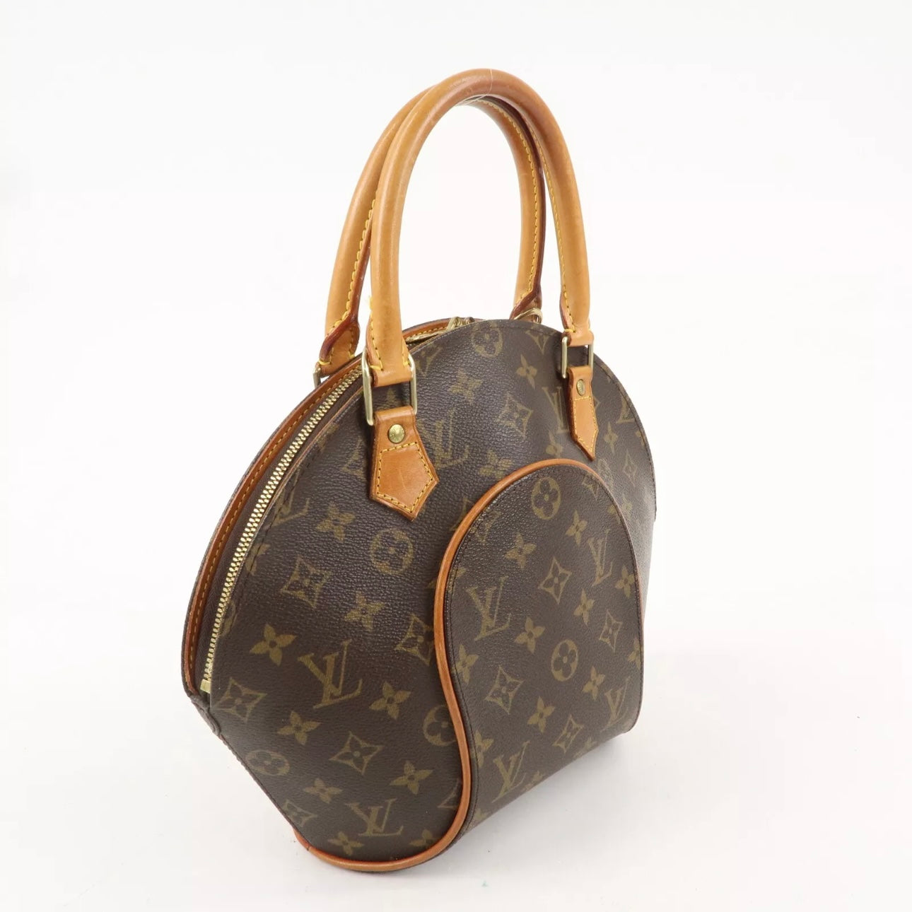 Louis Vuitton Monogram Ellipse PM Hand Bag Brown