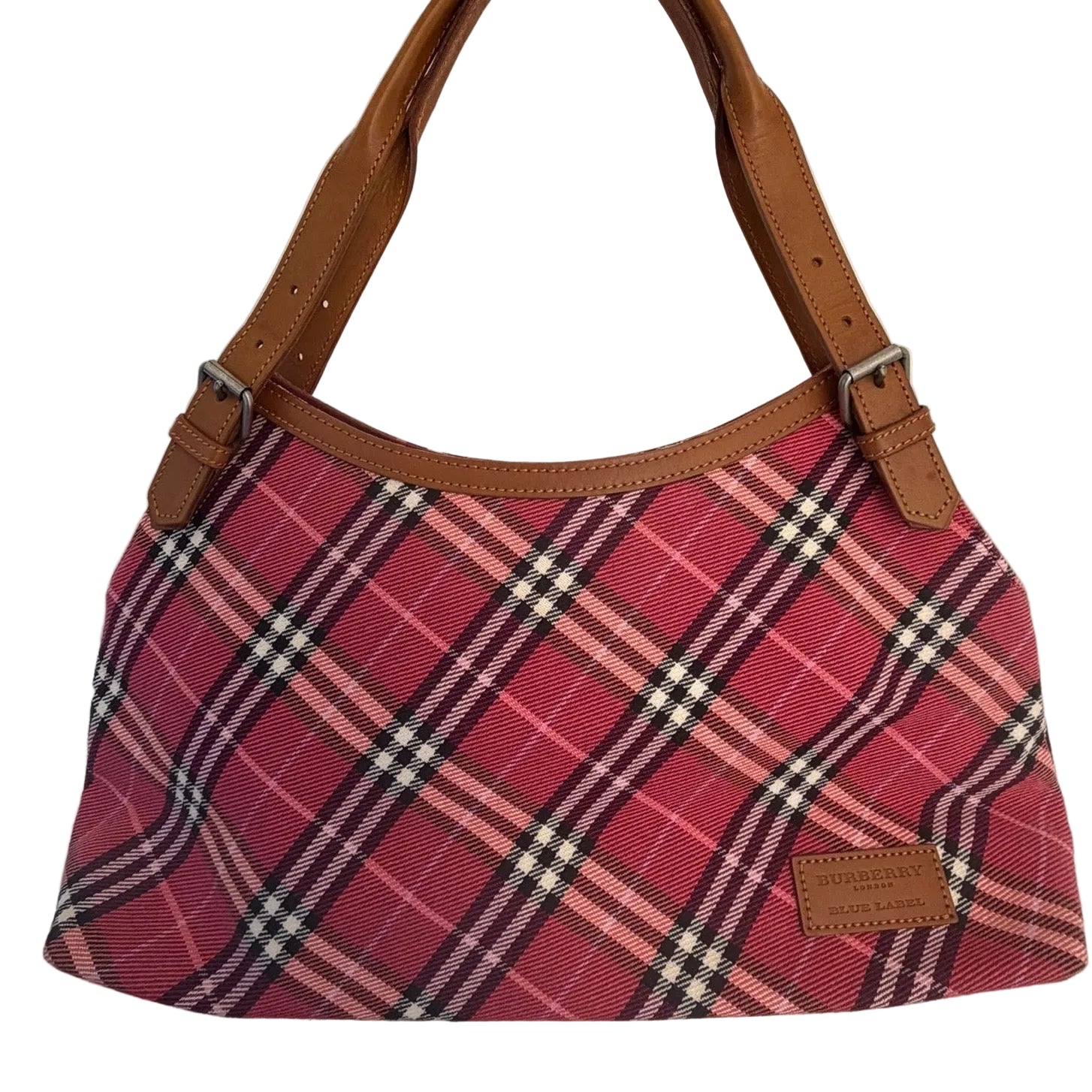 Burberry plaid nove shoulder bag