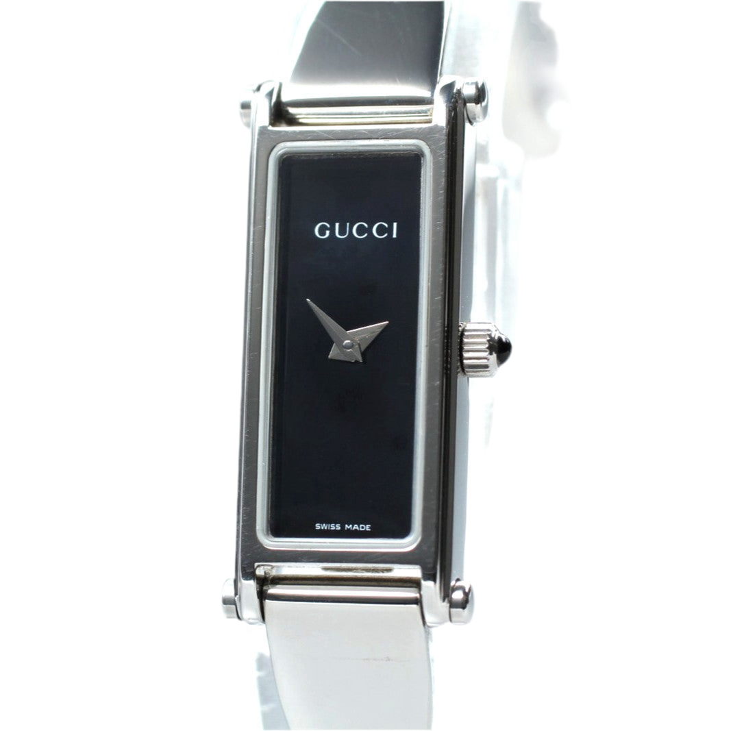 Gucci 1500L Women's Watch - Black, Stainless Steel 