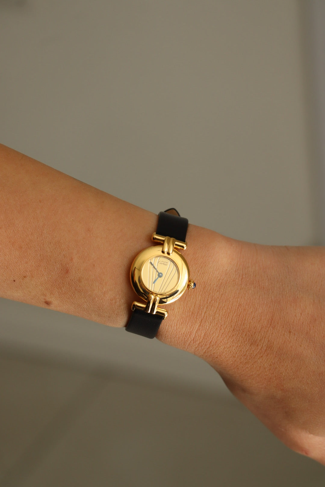 Cartier Must Colisee Vermeil SM Wristwatch - Champagne, Vermeille 