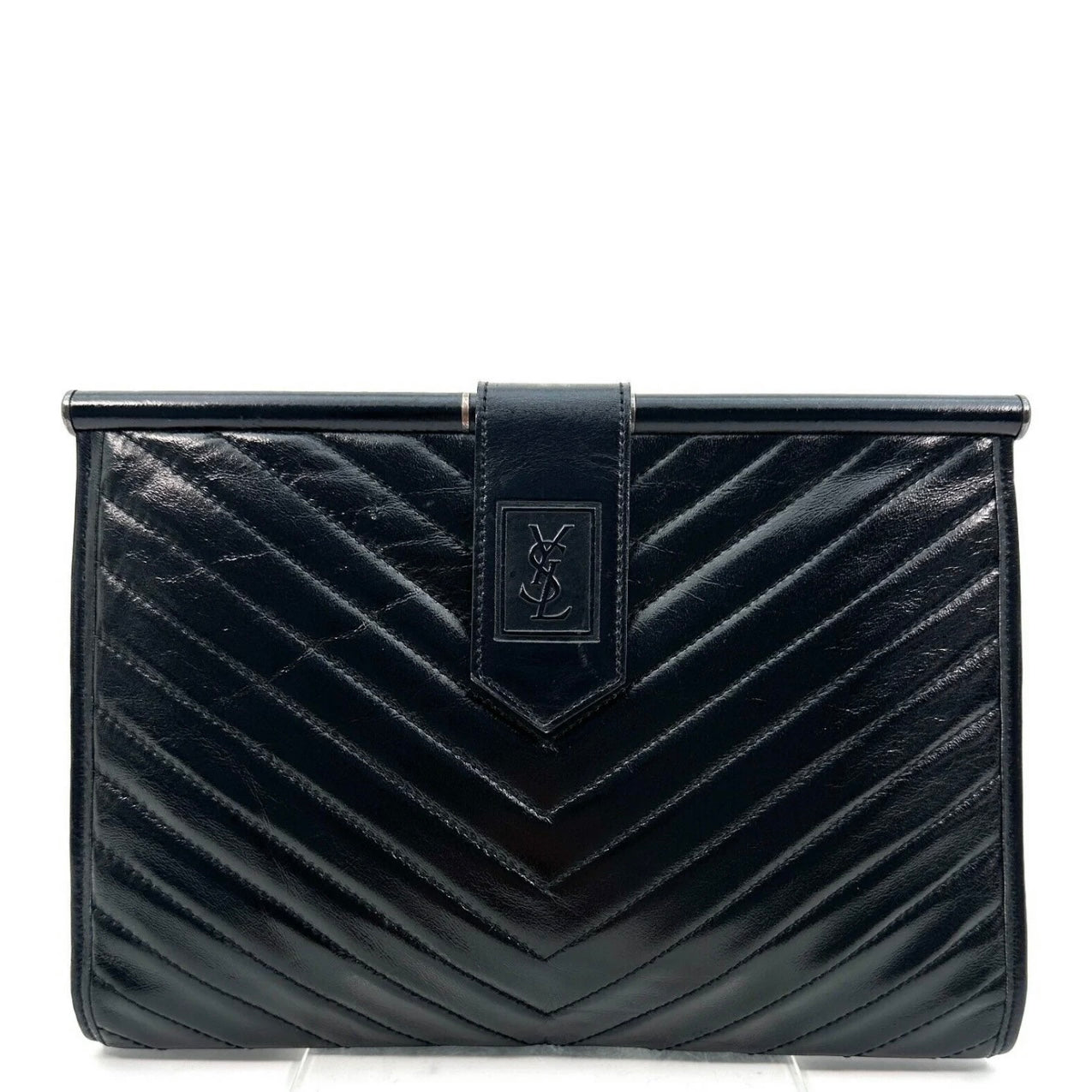 Yves Saint Laurent Black Clutch Bag
