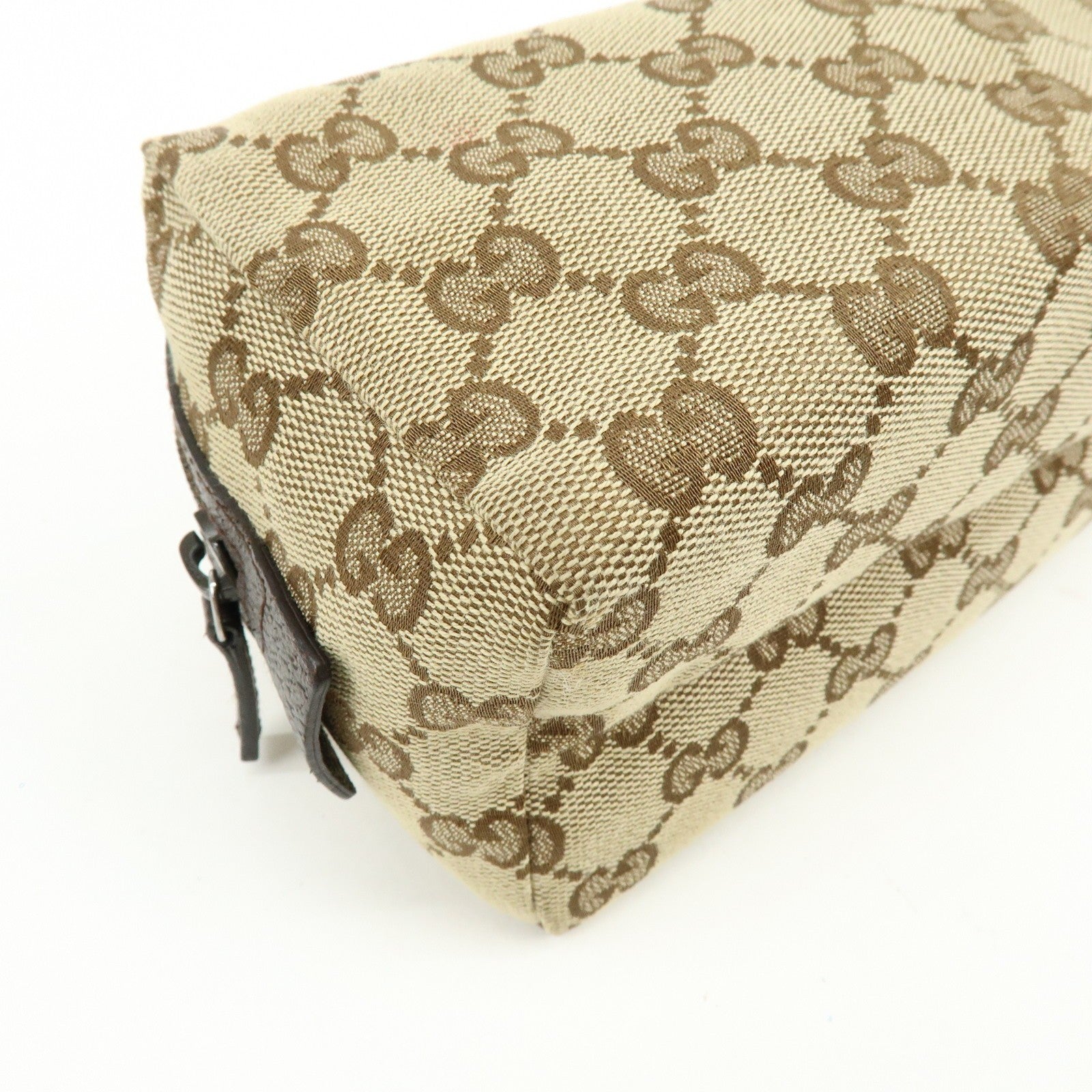 Gucci Pouch - Beige Brown, Canvas 