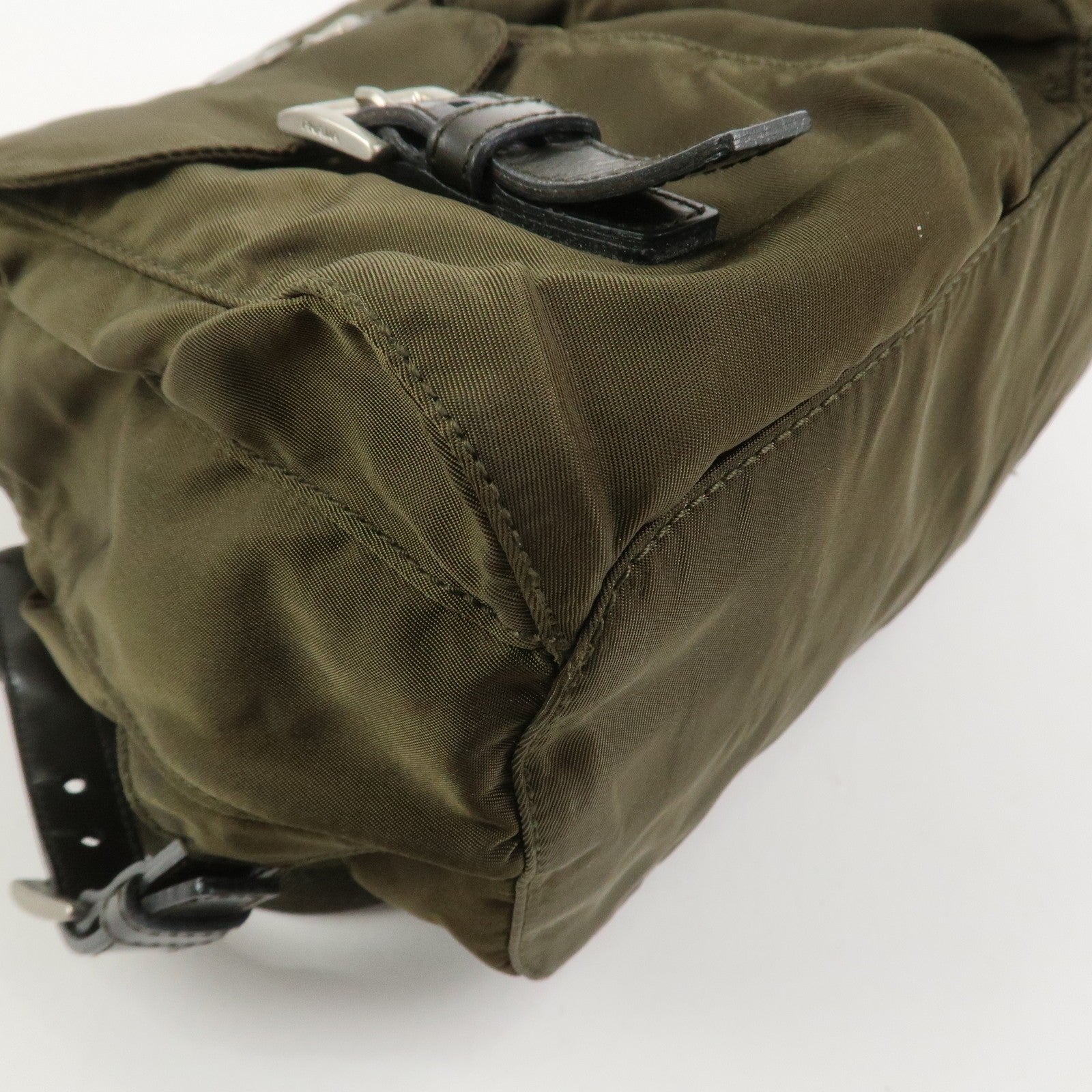 Prada Backpack - Khaki, Nylon and Leather
