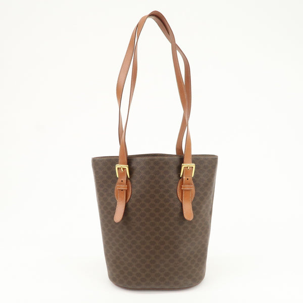 Celine Macadam Tote Bag - Brown, PVC Leather 